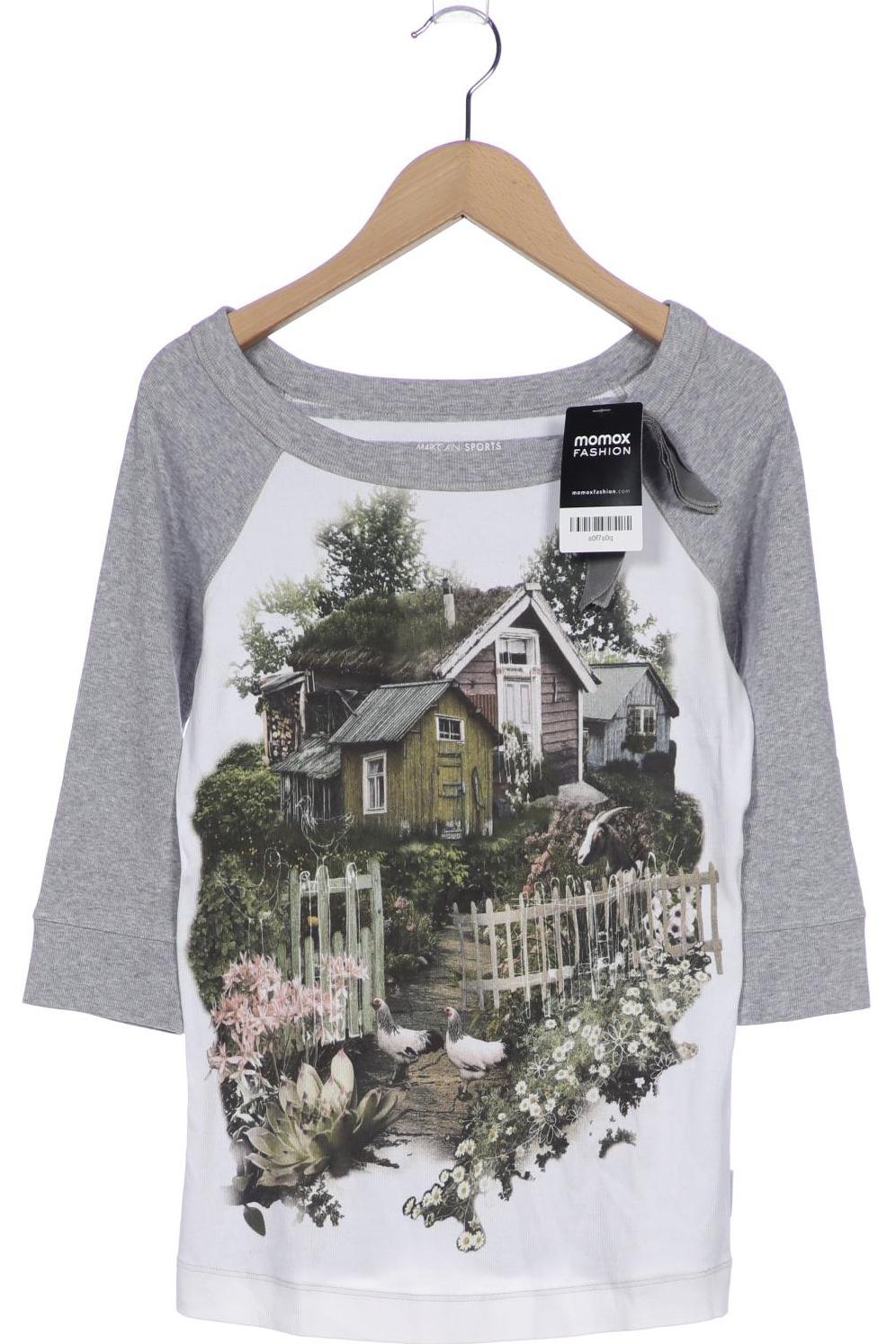 

Marc Cain Damen Langarmshirt, grau, Gr. 36