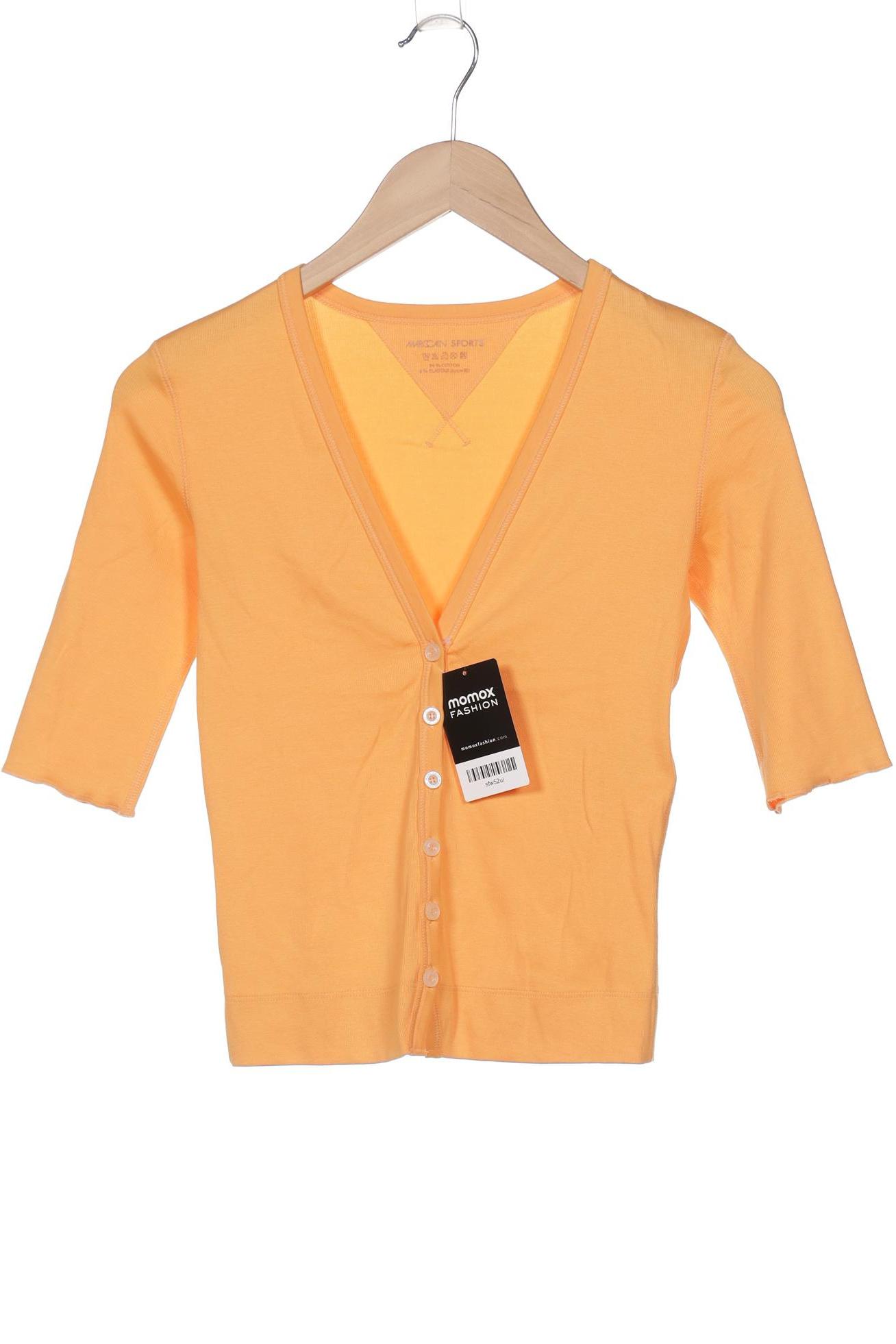

Marc Cain Damen Strickjacke, orange, Gr. 34