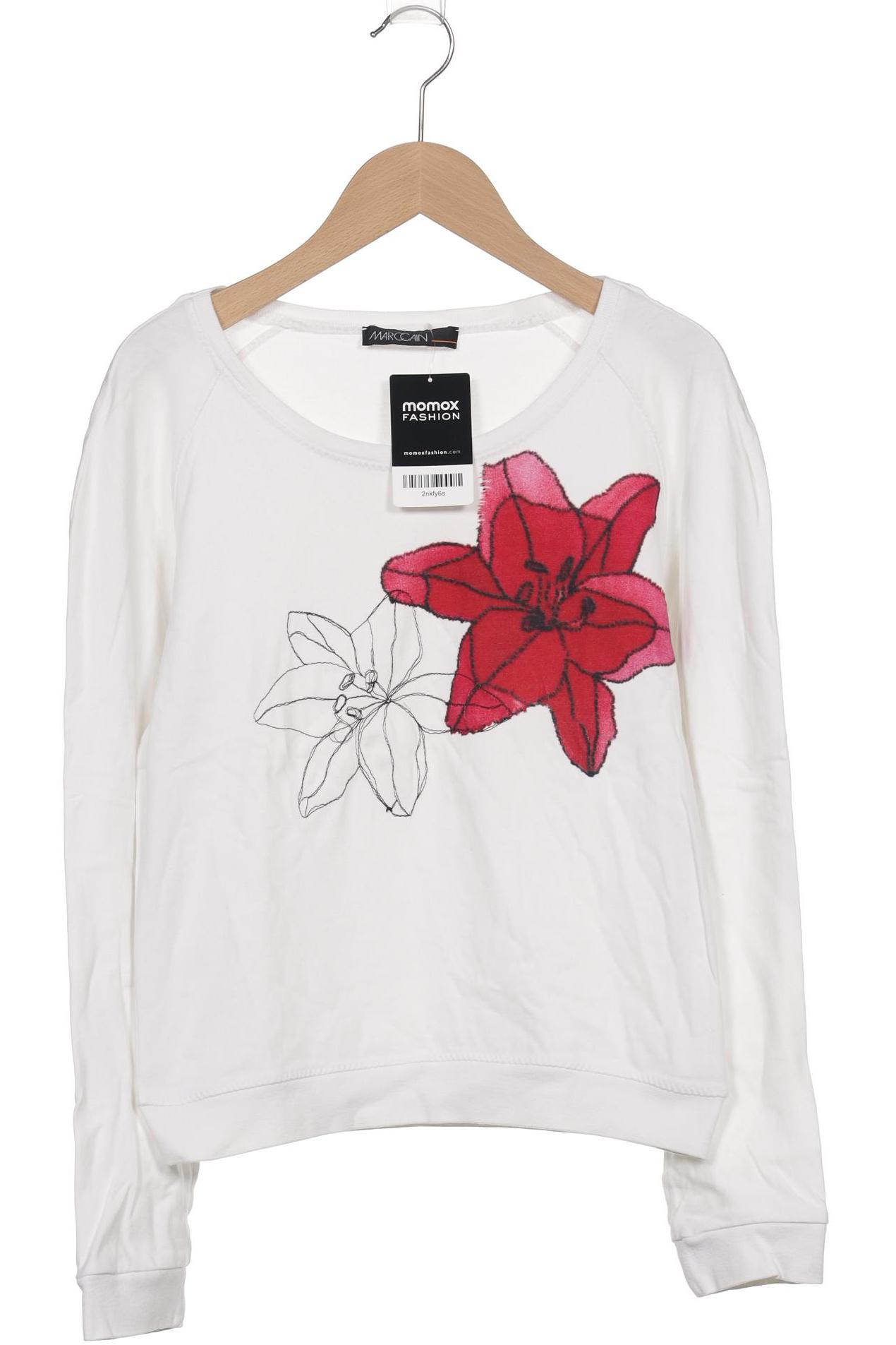 

Marc Cain Damen Langarmshirt, weiß, Gr. 36