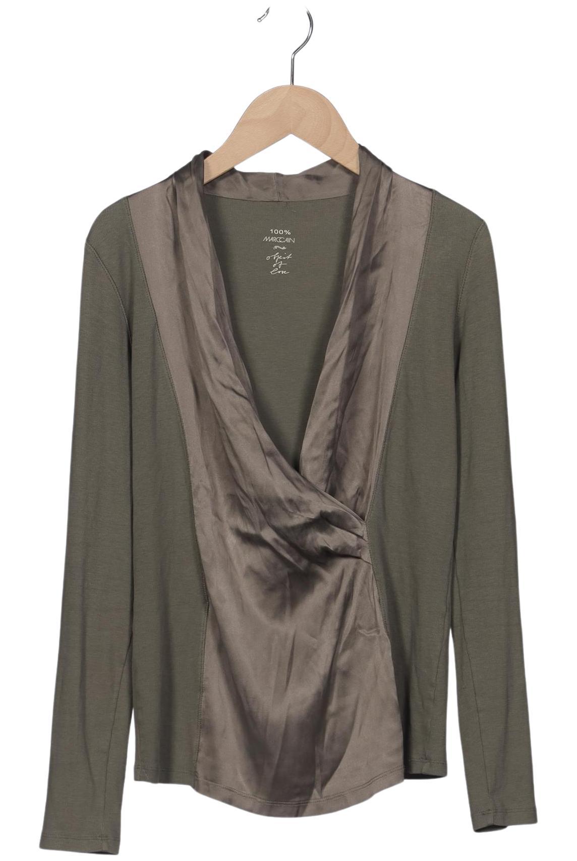 

Marc Cain Damen Langarmshirt, grün, Gr. 36
