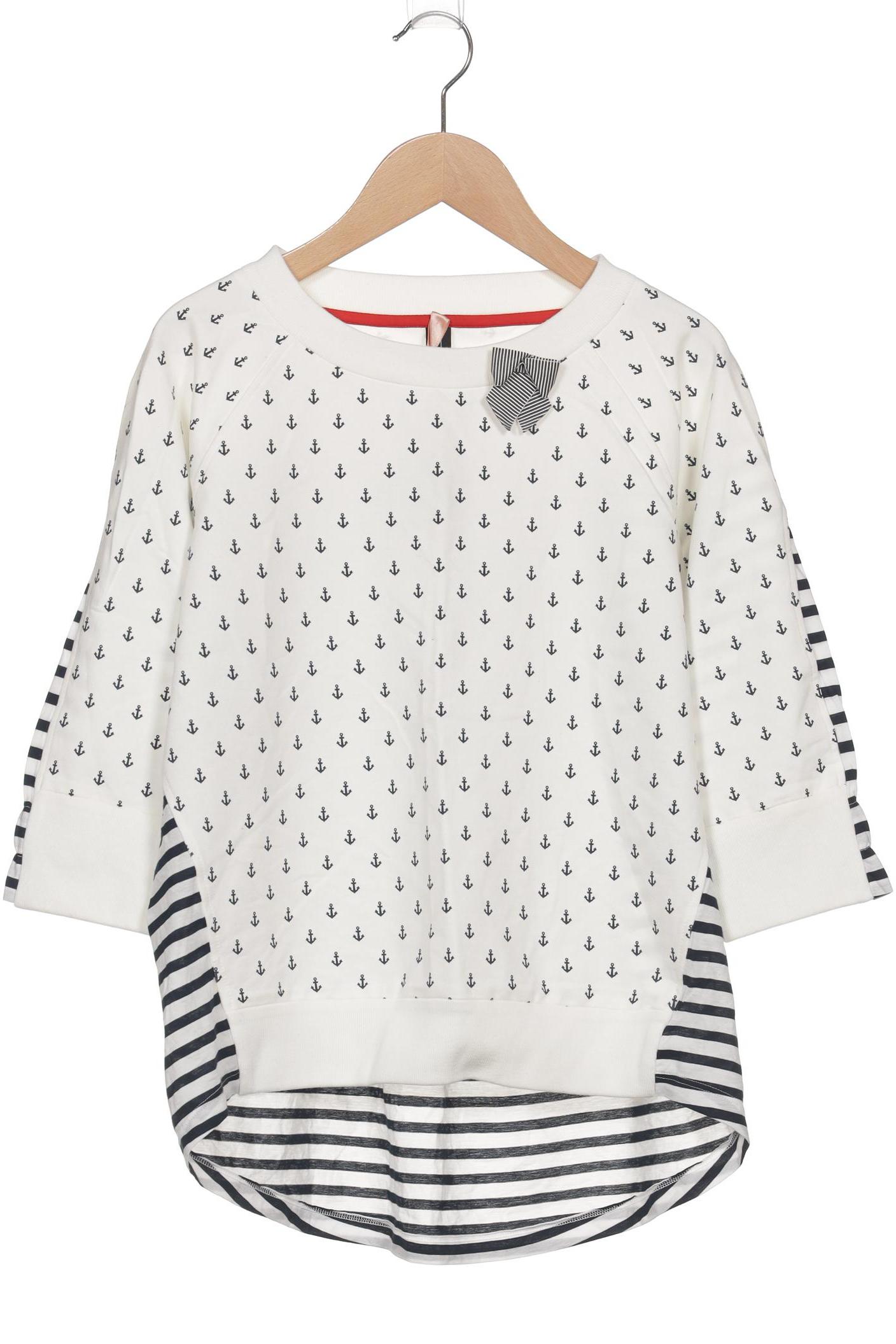 

Marc Cain Damen Langarmshirt, weiß, Gr. 34