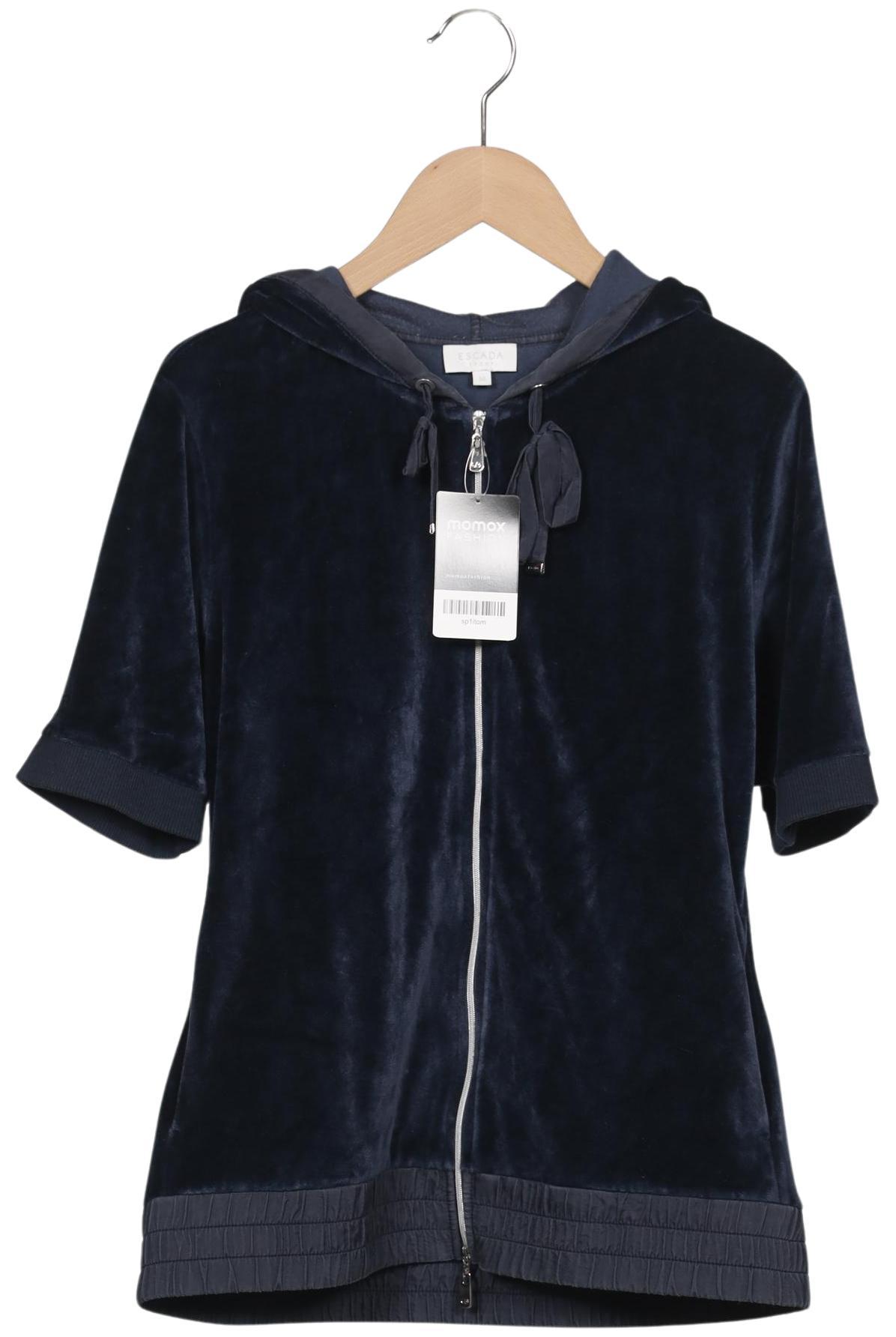 

Marc Cain Damen Kapuzenpullover, blau, Gr. 38