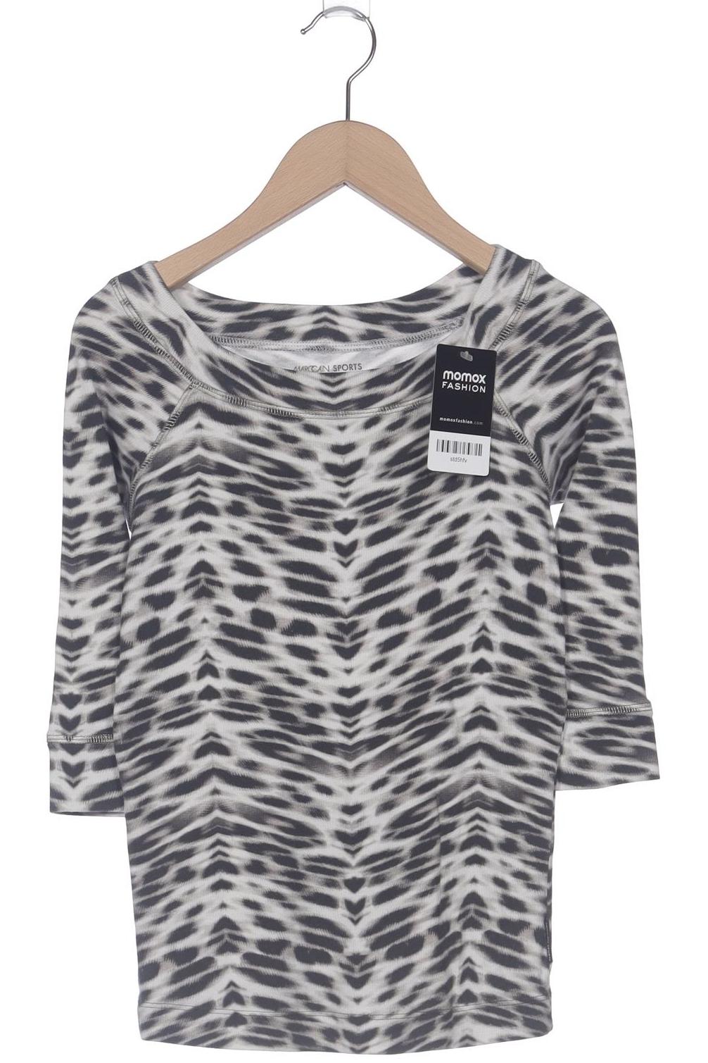 

Marc Cain Damen Langarmshirt, grau, Gr. 34