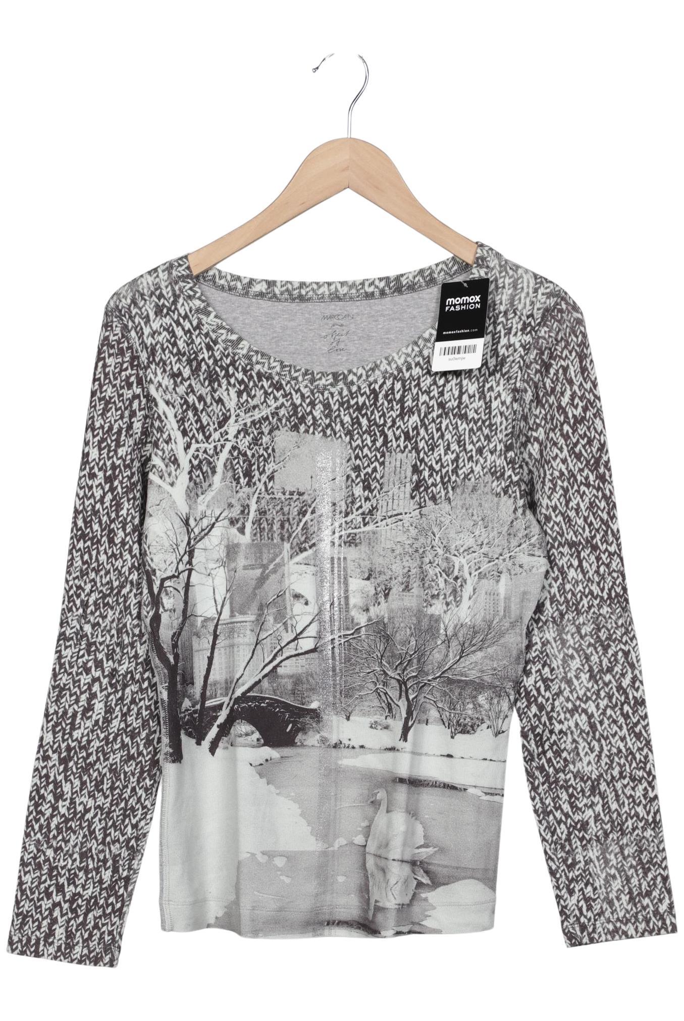 

Marc Cain Damen Langarmshirt, grau, Gr. 40
