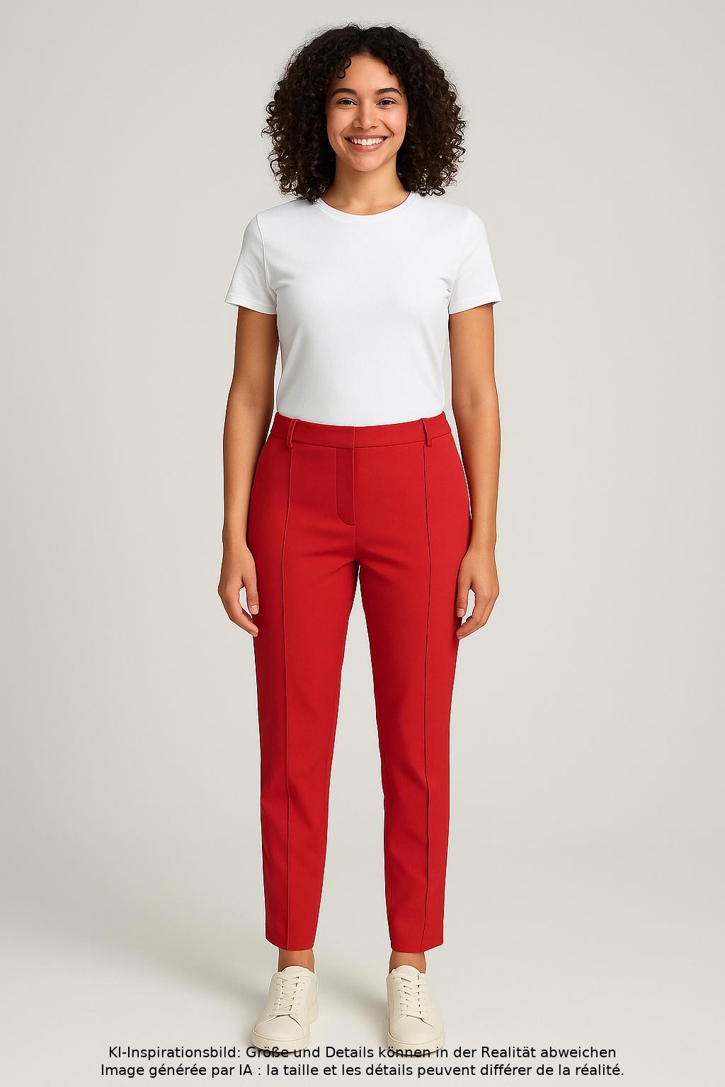 

Marc Cain Damen Stoffhose, rot, Gr. 40