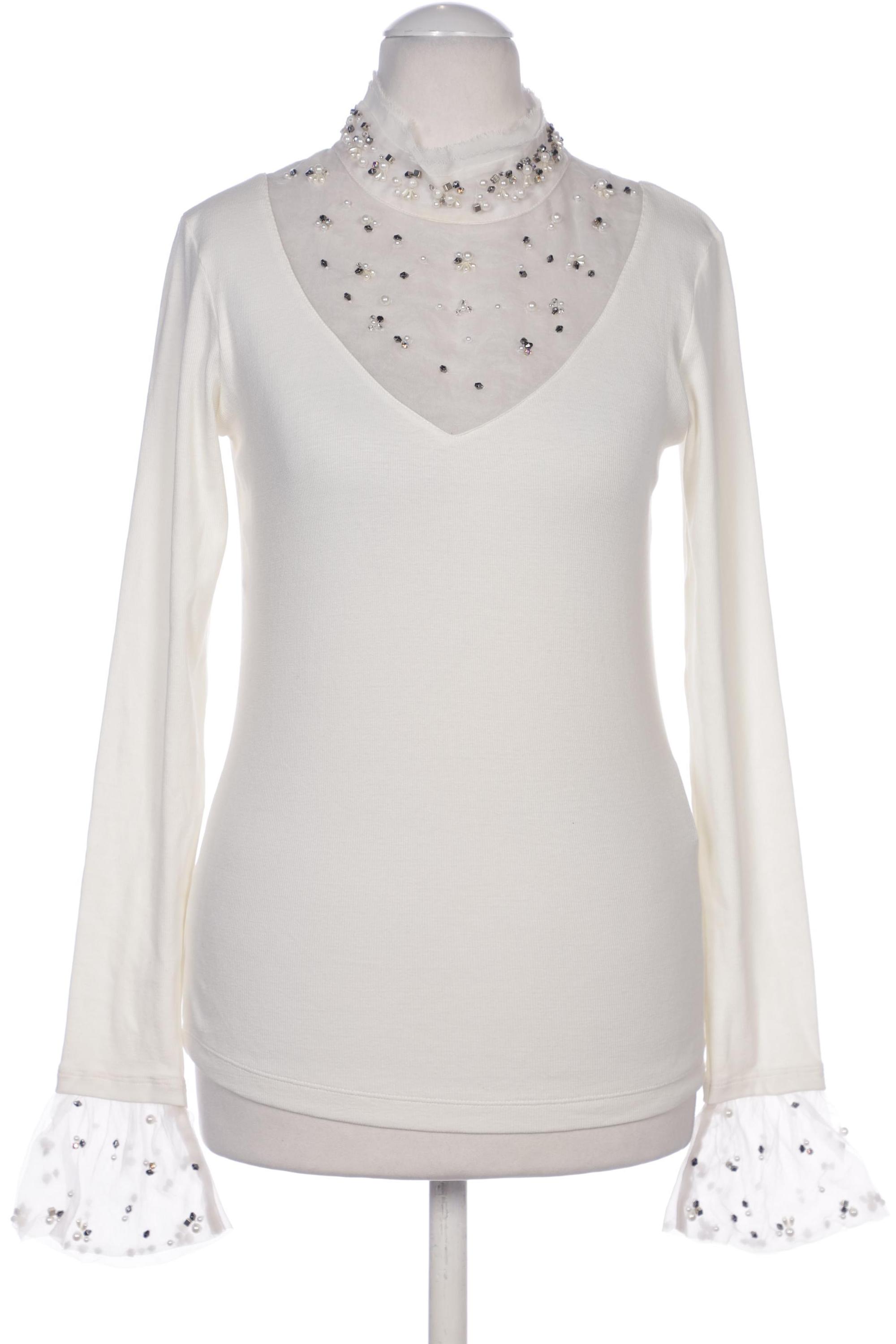 

Marc Cain Damen Langarmshirt, cremeweiß, Gr. 34