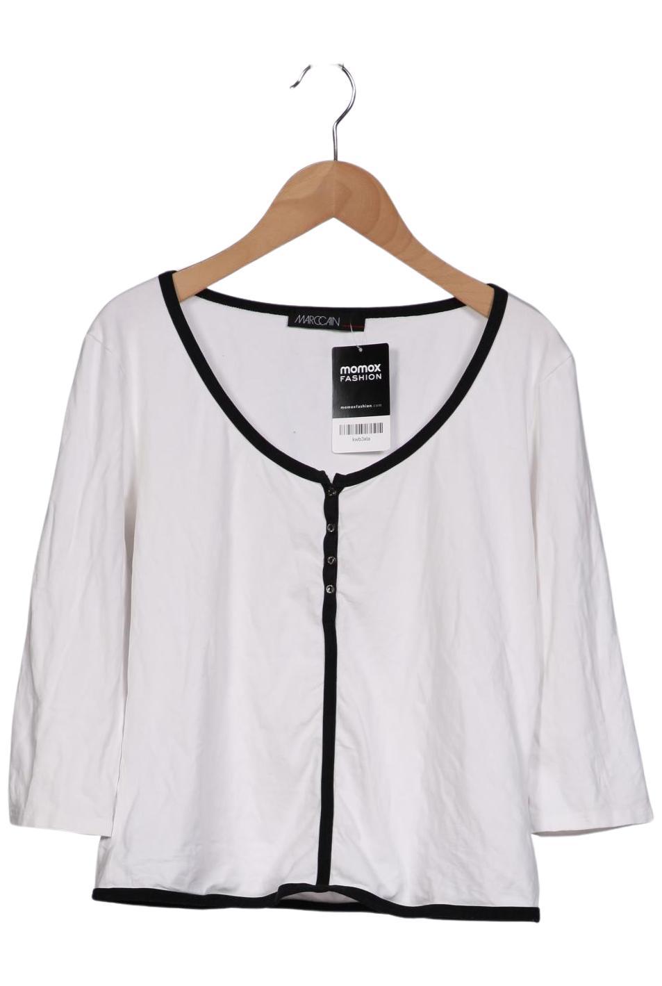 

Marc Cain Damen Langarmshirt, weiß, Gr. 42