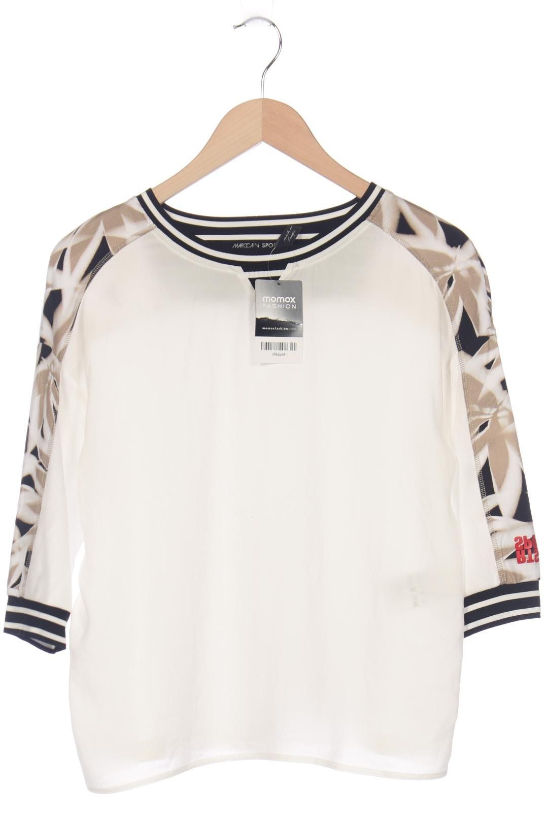 

Marc Cain Damen Langarmshirt, weiß, Gr. 36
