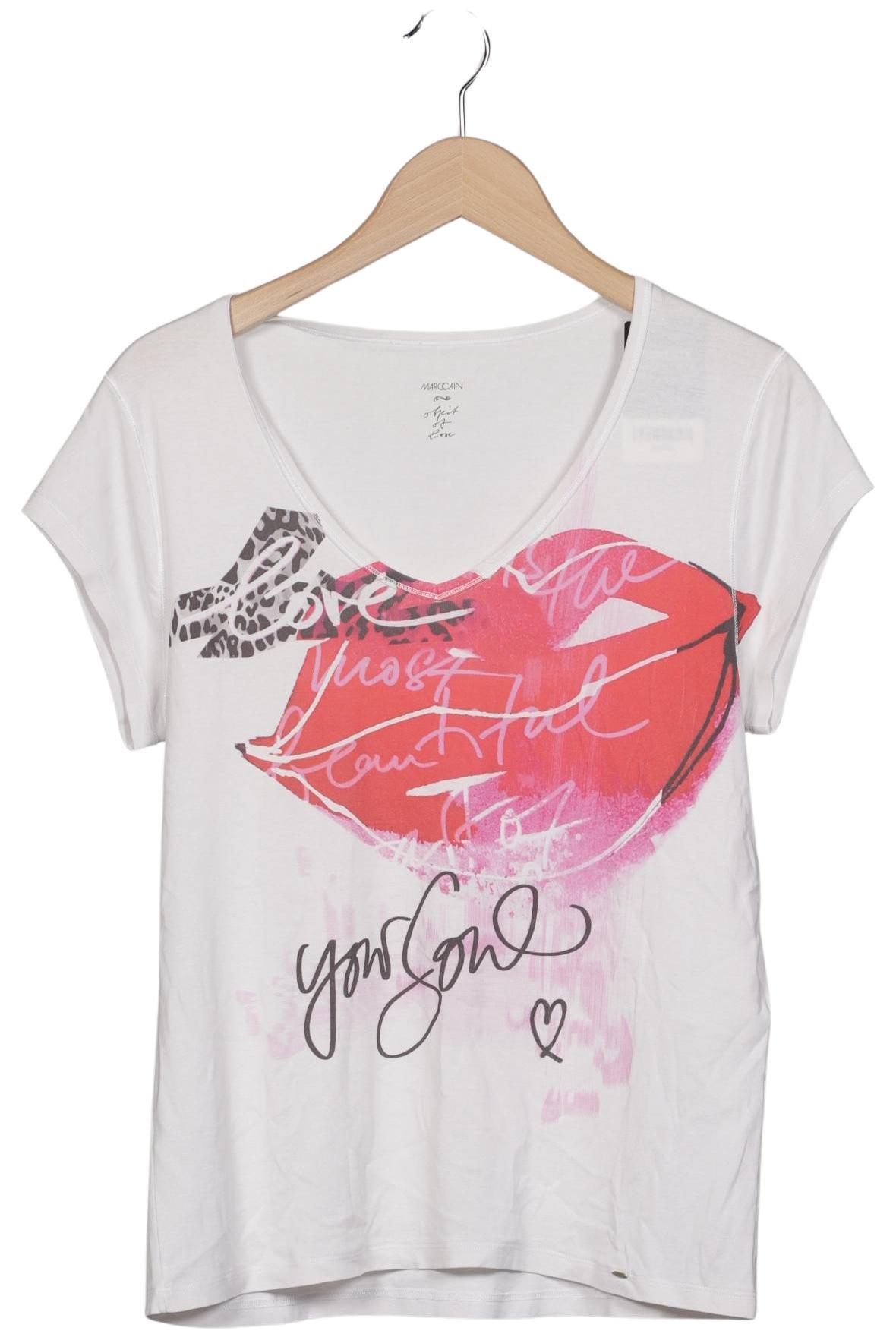 

Marc Cain Damen T-Shirt, weiß, Gr. 42