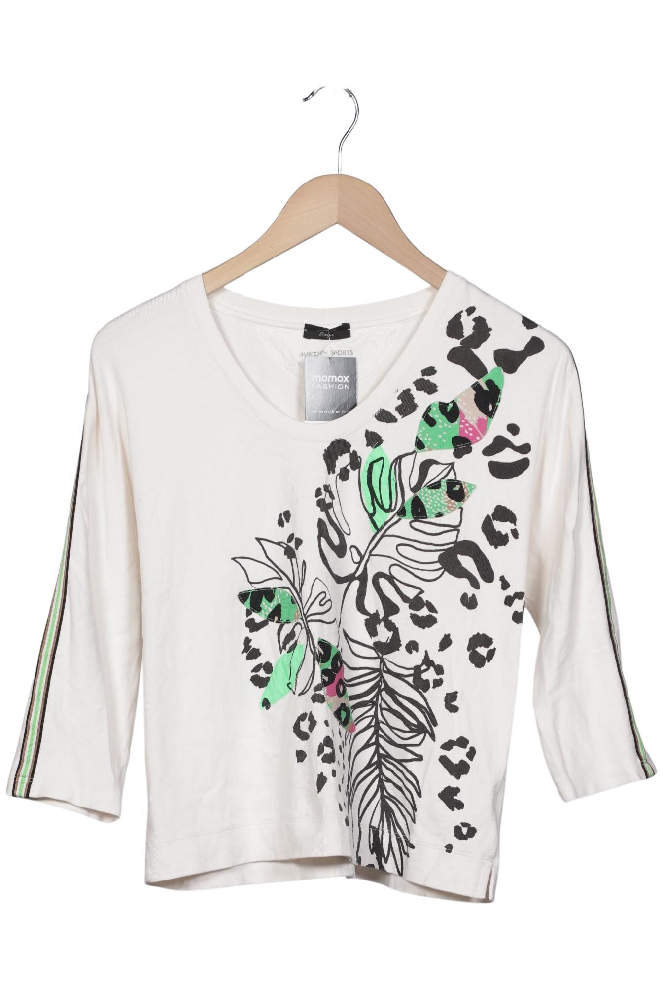 

Marc Cain Damen Langarmshirt, weiß, Gr. 38
