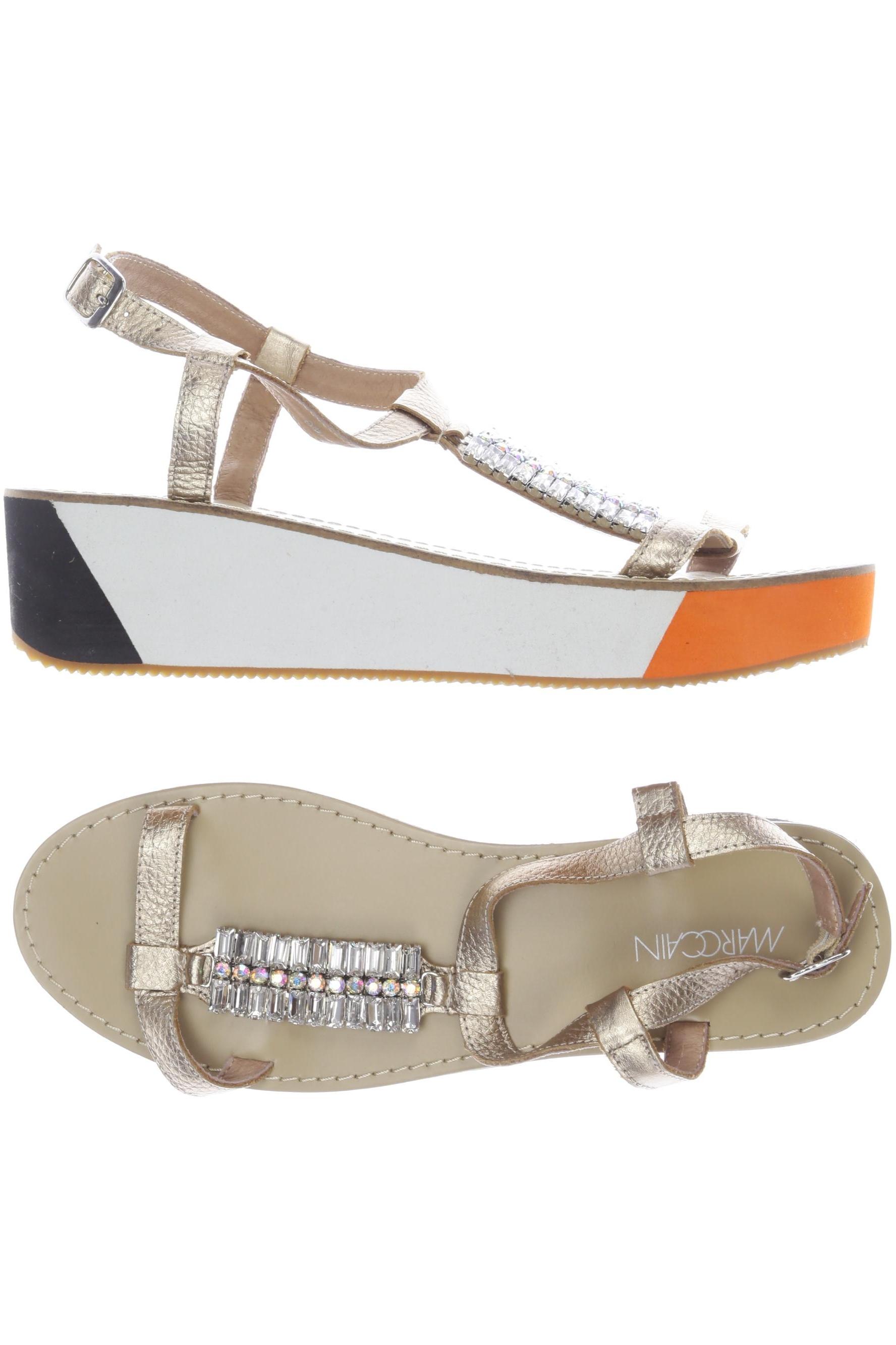 

Marc Cain Damen Sandale, gold, Gr. 40