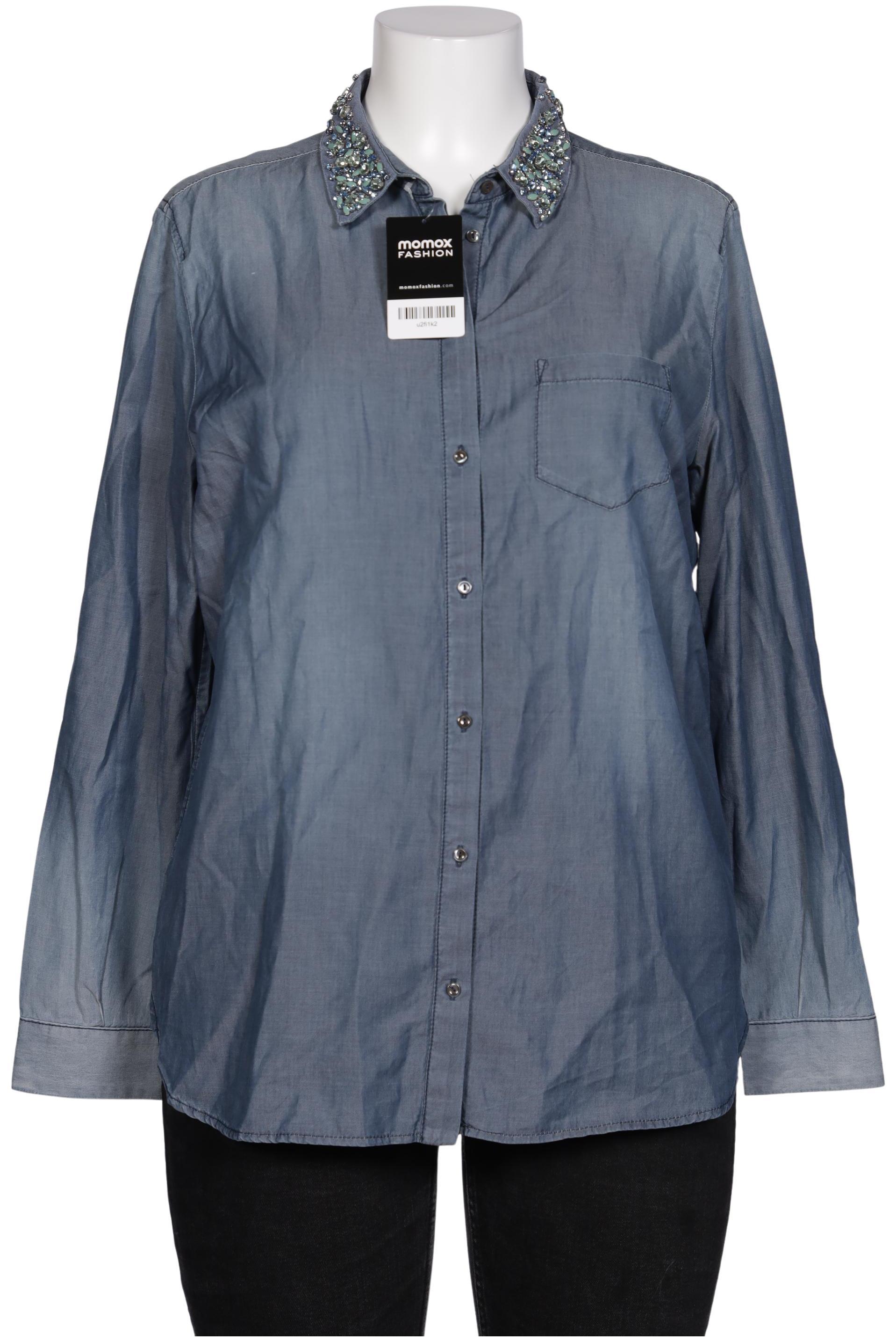 

Marc Cain Damen Bluse, blau, Gr. 42
