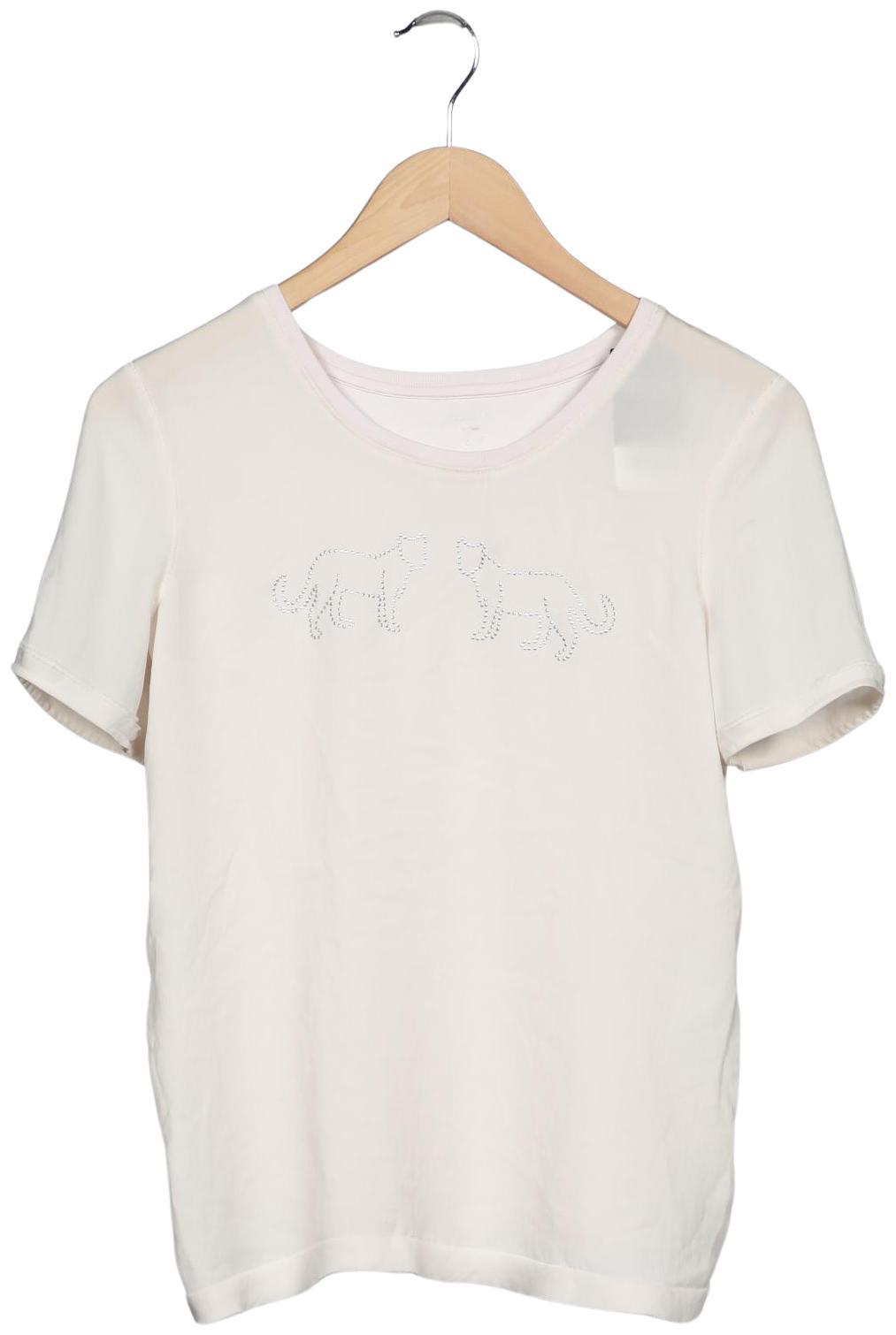 

Marc Cain Damen T-Shirt, cremeweiß, Gr. 36