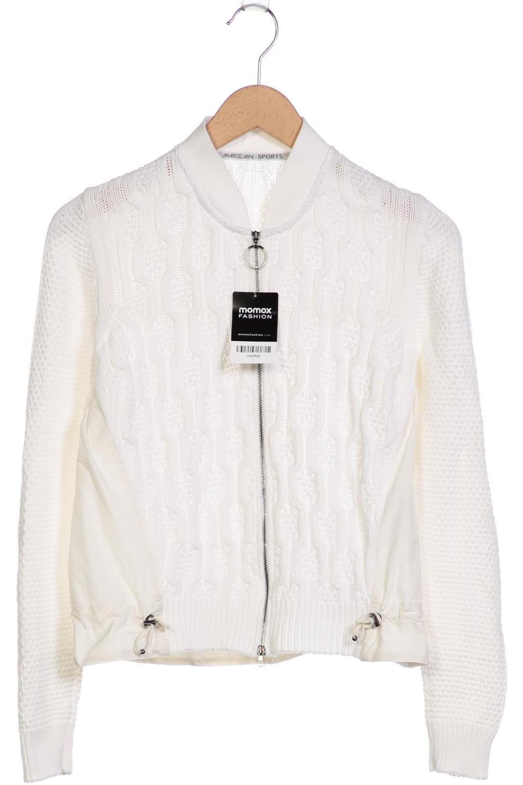 

Marc Cain Damen Strickjacke, weiß, Gr. 34
