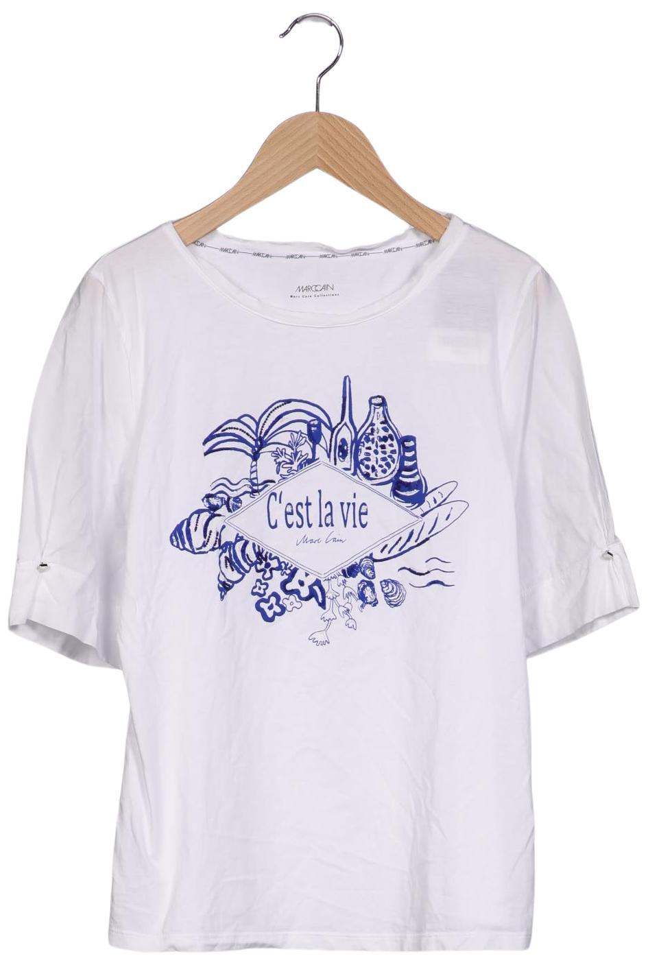 

Marc Cain Damen T-Shirt, weiß, Gr. 36