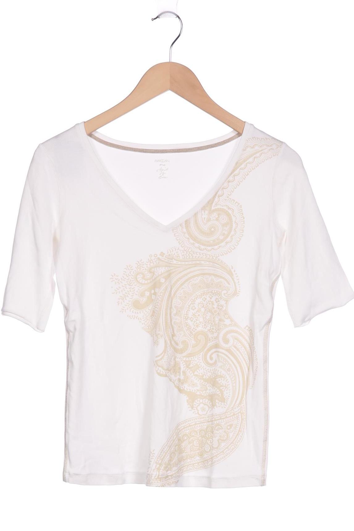 

Marc Cain Damen Langarmshirt, weiß, Gr. 38