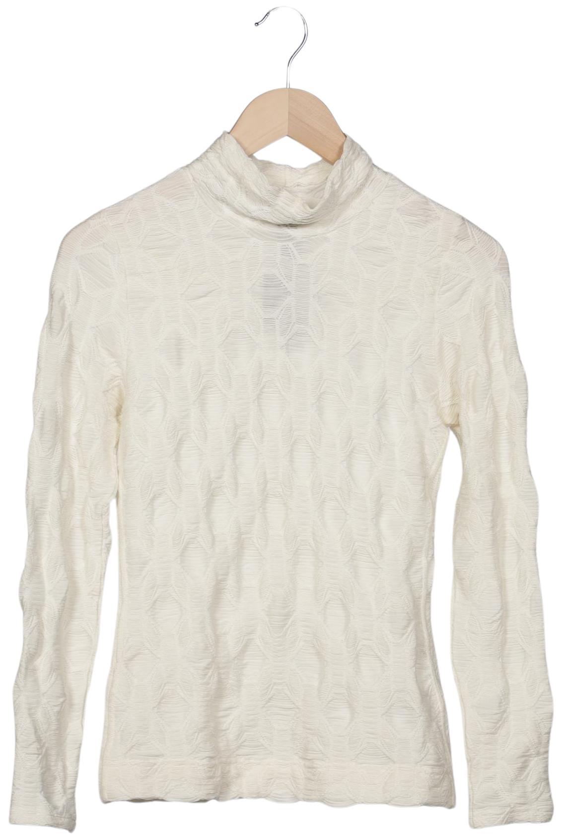 

Marc Cain Damen Langarmshirt, cremeweiß, Gr. 34