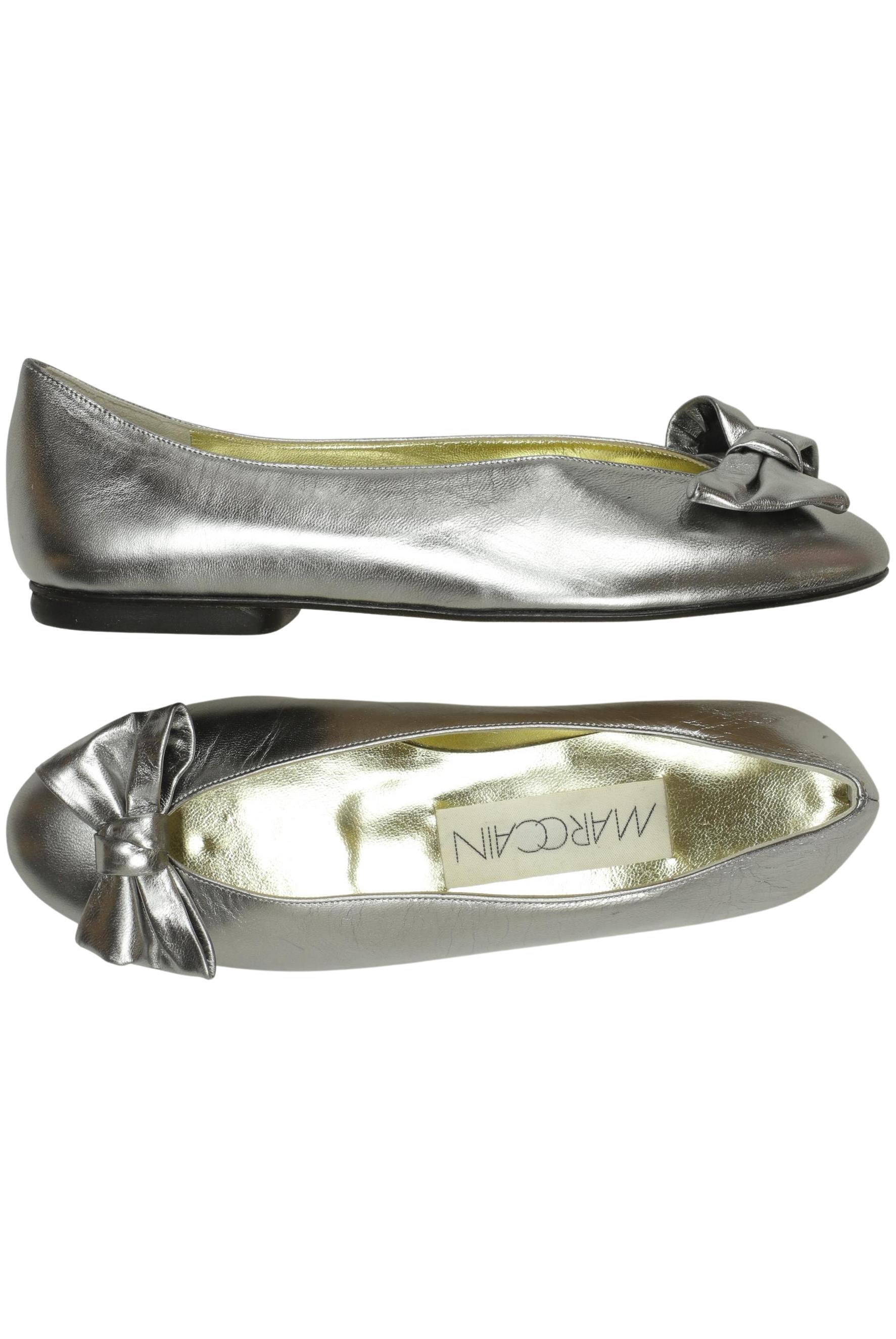 

Marc Cain Damen Ballerinas, silber, Gr. 37