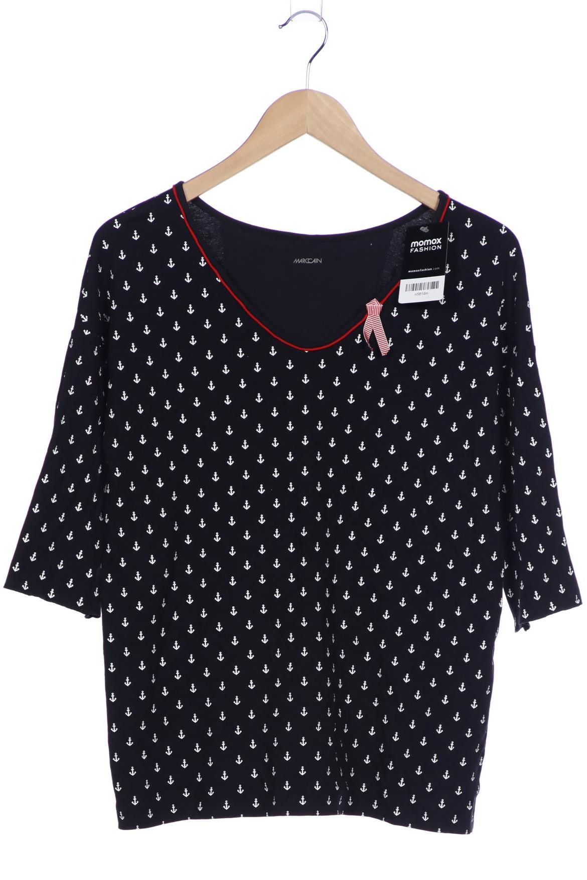 

Marc Cain Damen Langarmshirt, marineblau, Gr. 42