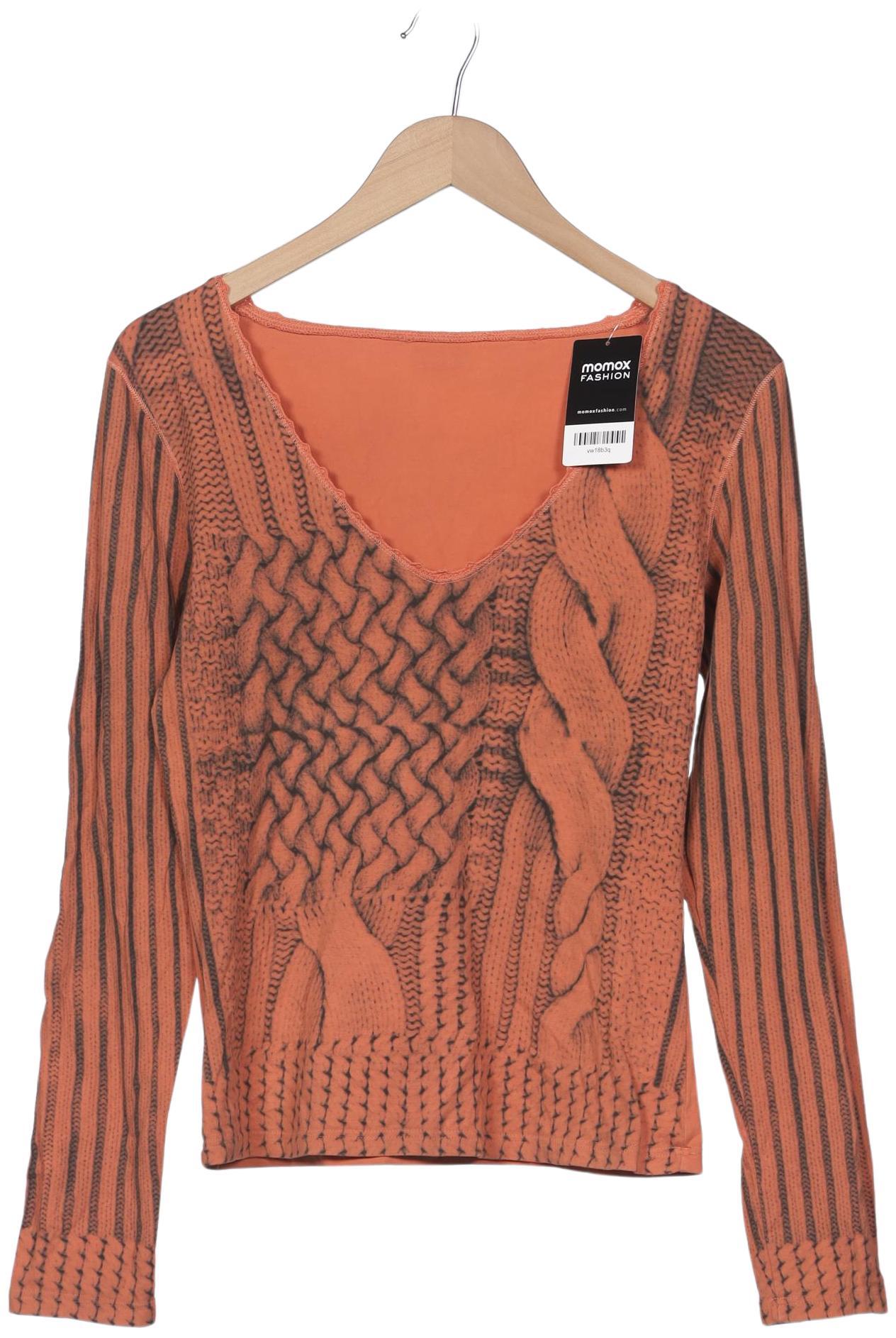 

Marc Cain Damen Langarmshirt, orange, Gr. 40