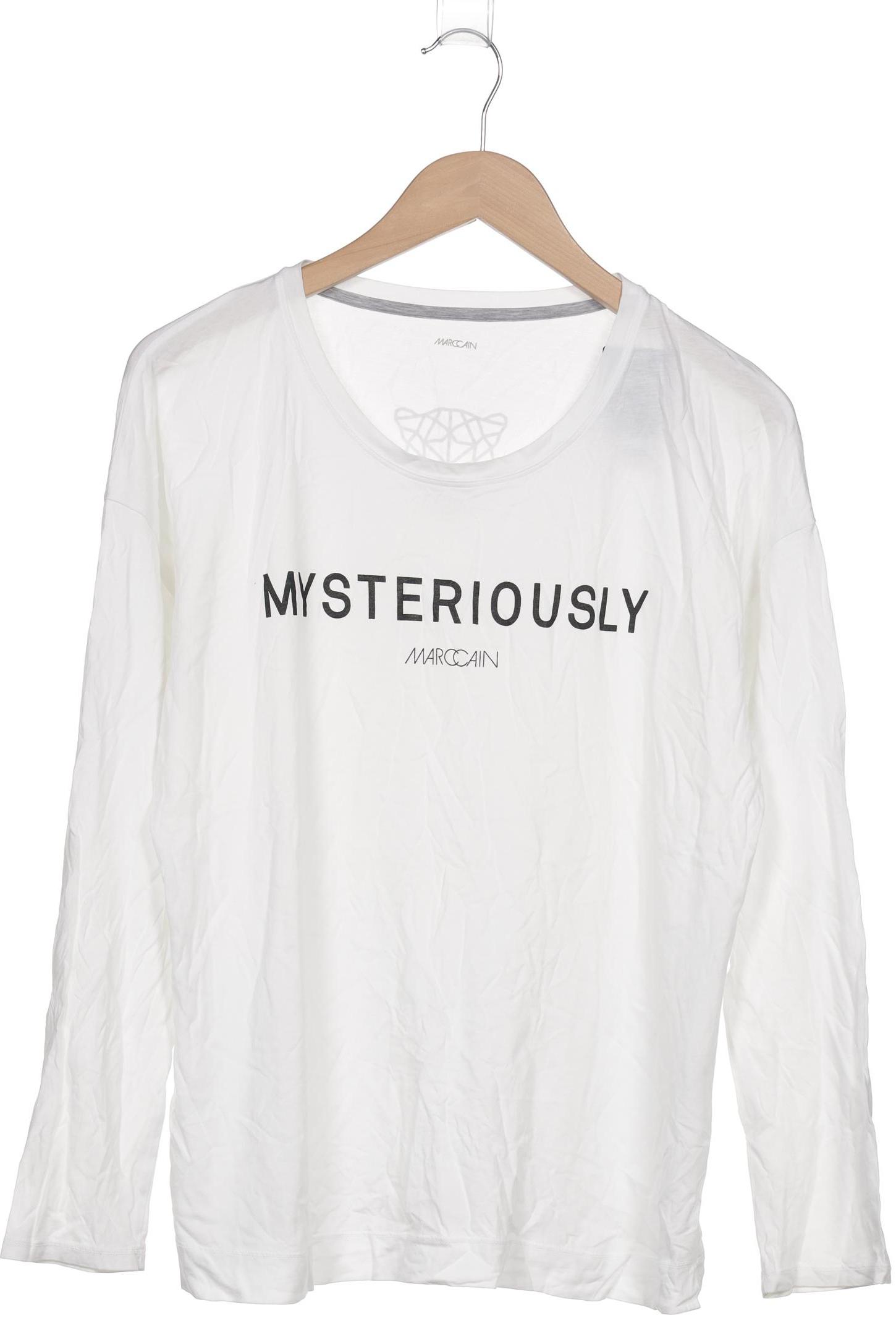 

Marc Cain Damen Langarmshirt, weiß, Gr. 44