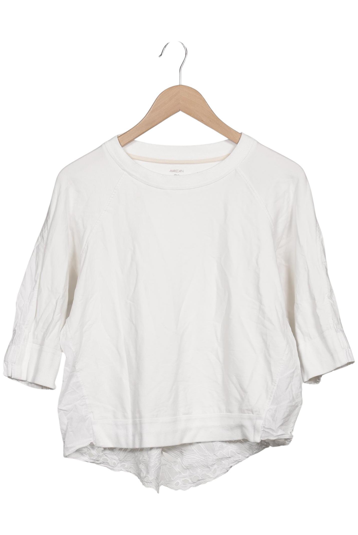 

Marc Cain Damen Langarmshirt, weiß, Gr. 40