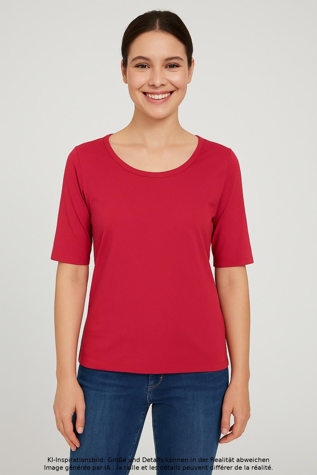 

Marc Cain Damen T-Shirt, rot, Gr. 40