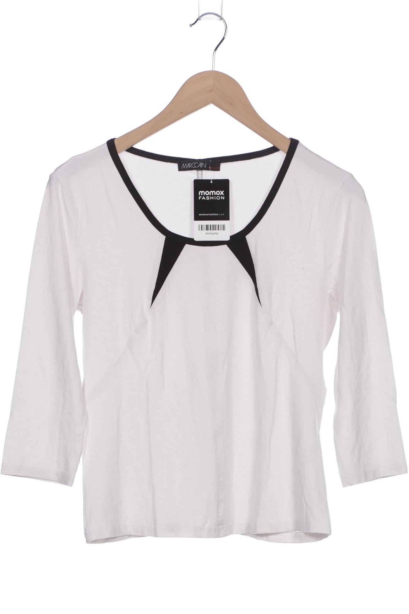 

Marc Cain Damen Langarmshirt, weiß, Gr. 42