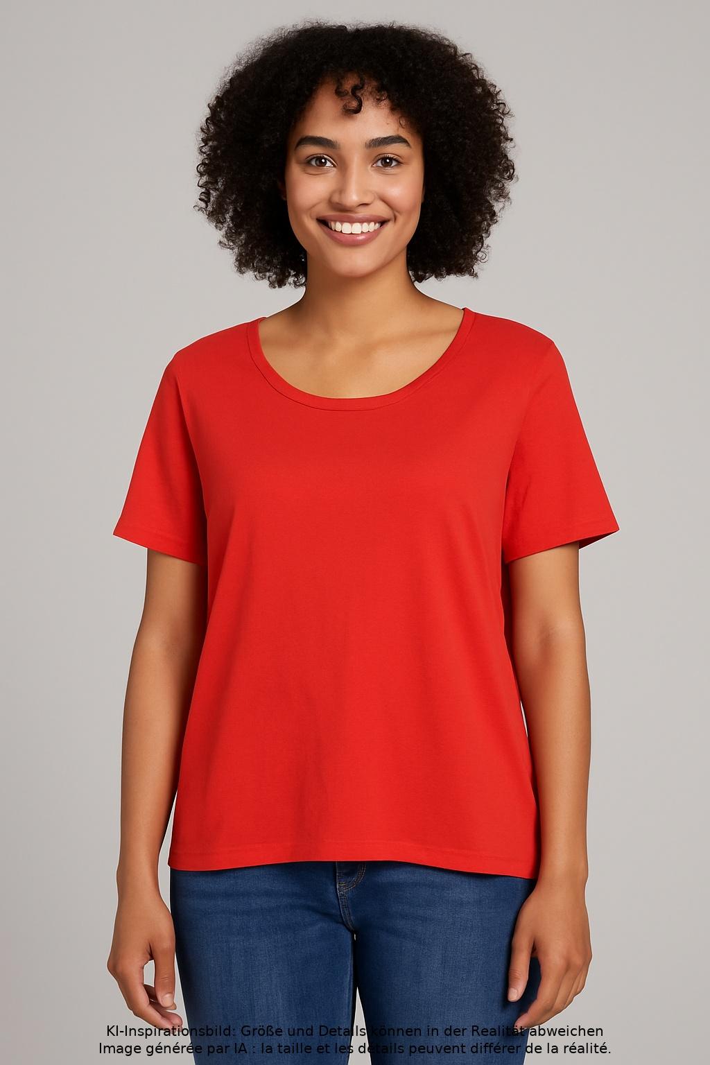 

Marc Cain Damen T-Shirt, rot, Gr. 42