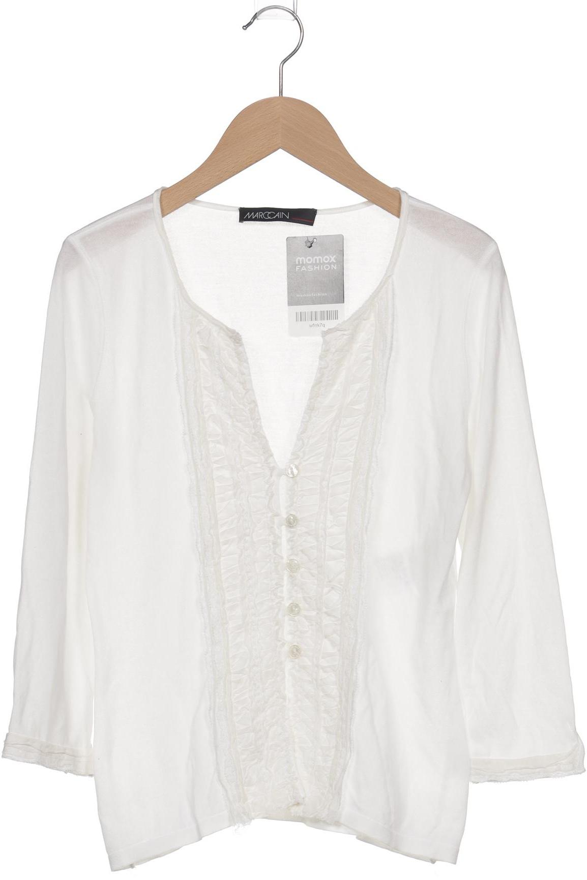 

Marc Cain Damen Strickjacke, weiß, Gr. 36