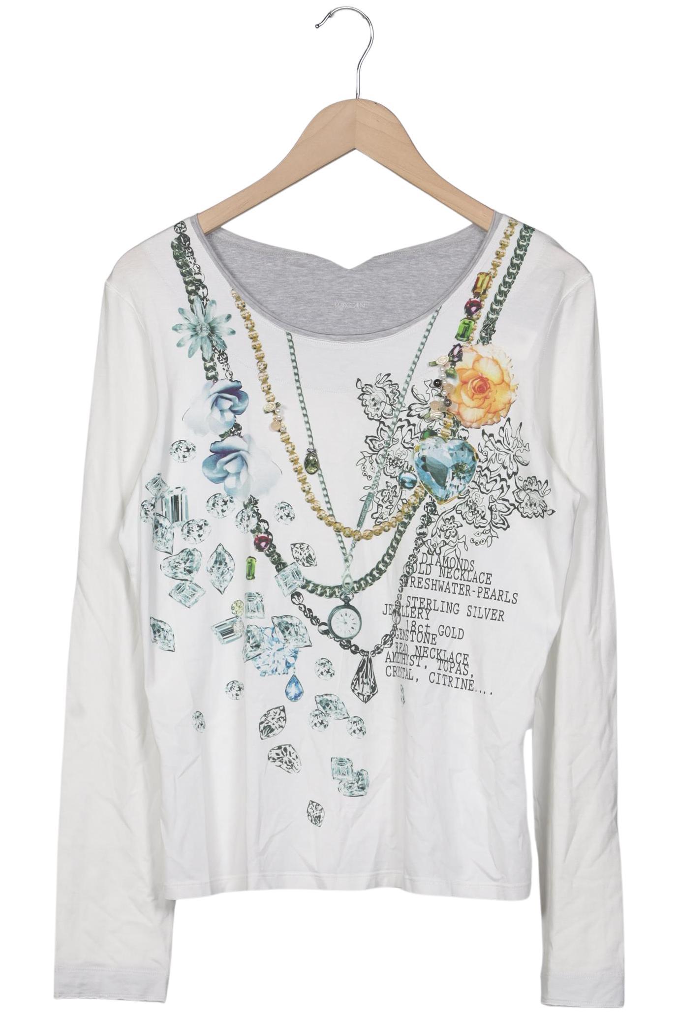 

Marc Cain Damen Langarmshirt, weiß, Gr. 42