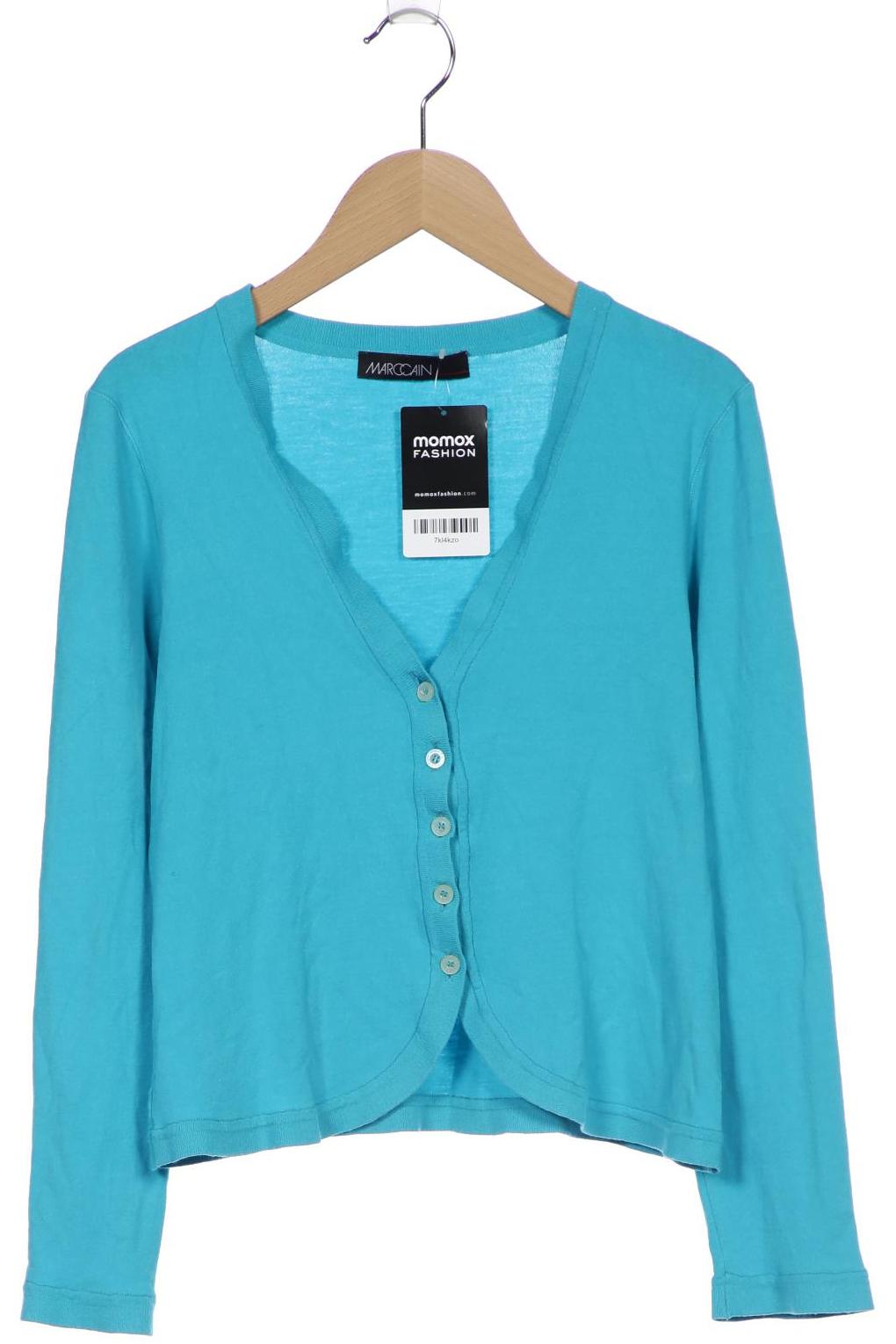 

Marc Cain Damen Strickjacke, blau, Gr. 34
