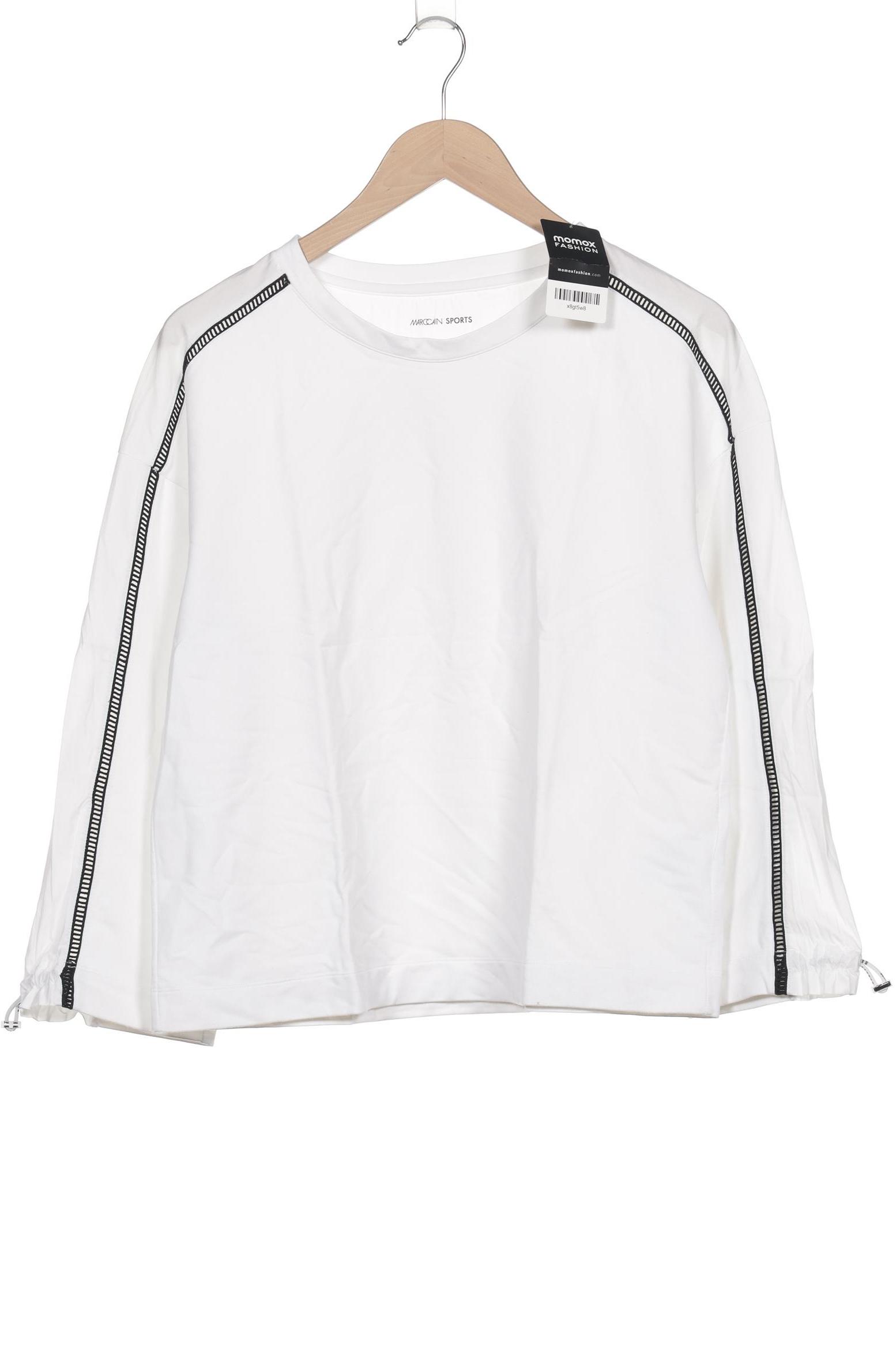 

Marc Cain Damen Langarmshirt, weiß, Gr. 38