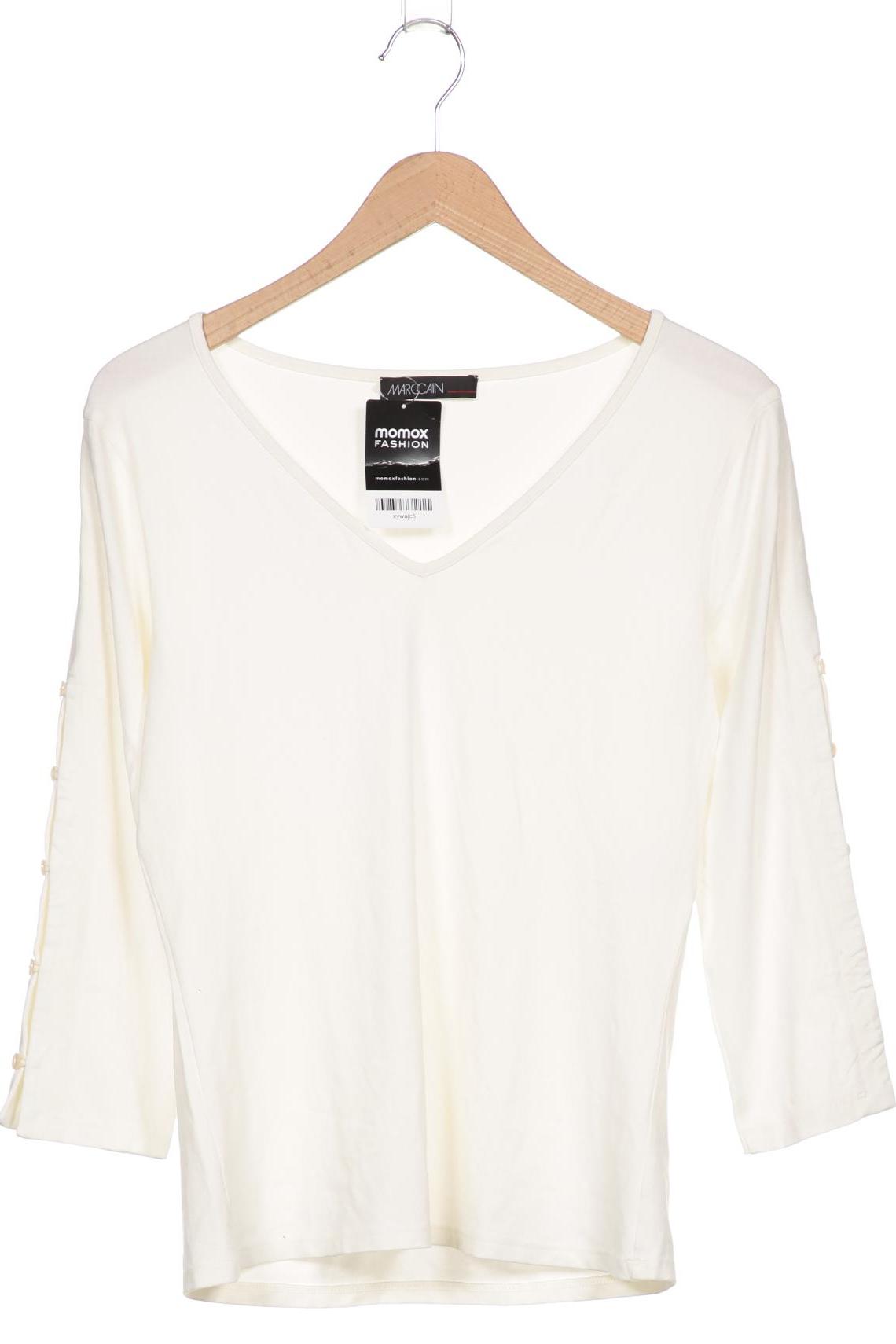 

Marc Cain Damen Langarmshirt, weiß, Gr. 40