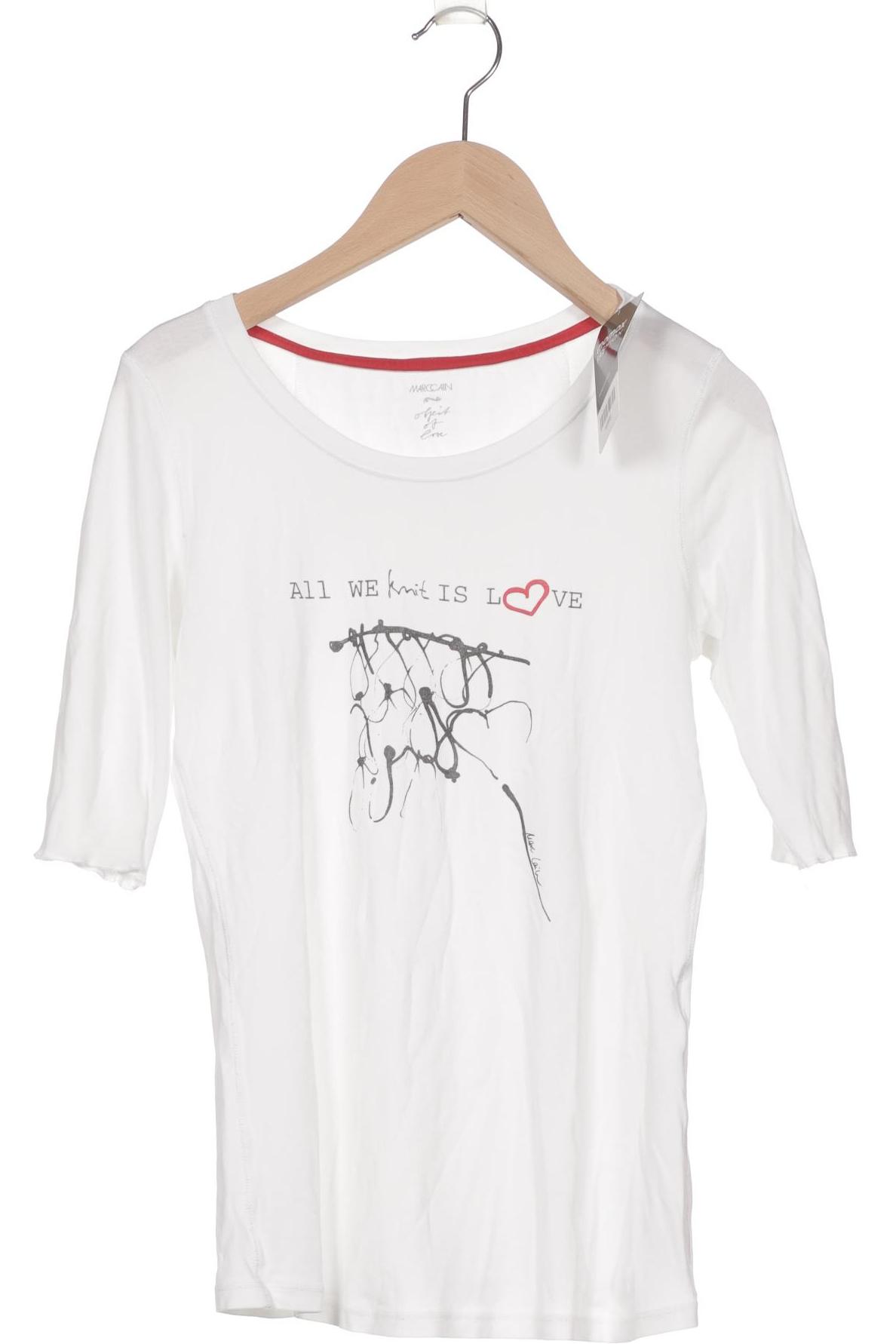 

Marc Cain Damen T-Shirt, weiß, Gr. 34