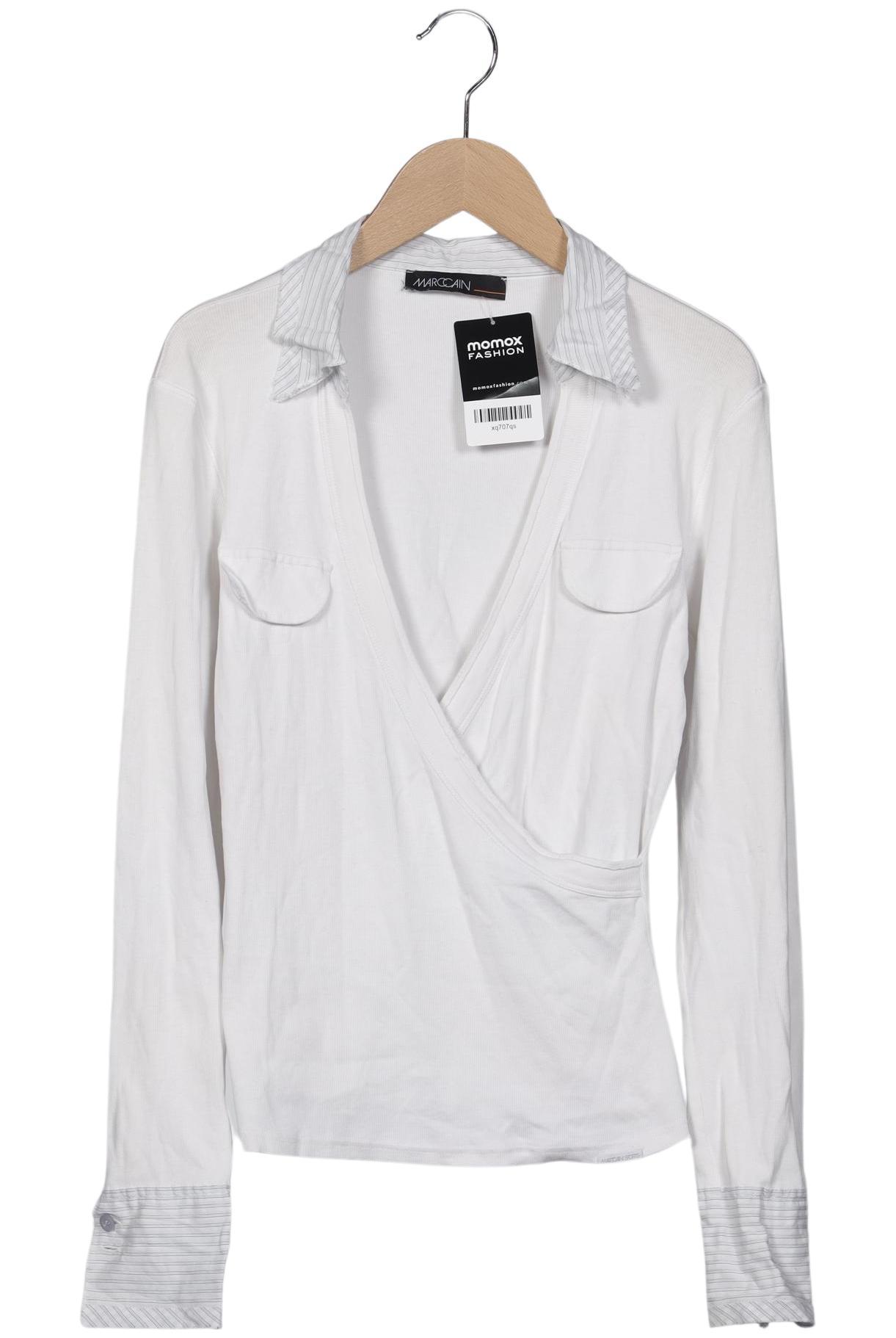 

Marc Cain Damen Langarmshirt, weiß, Gr. 38