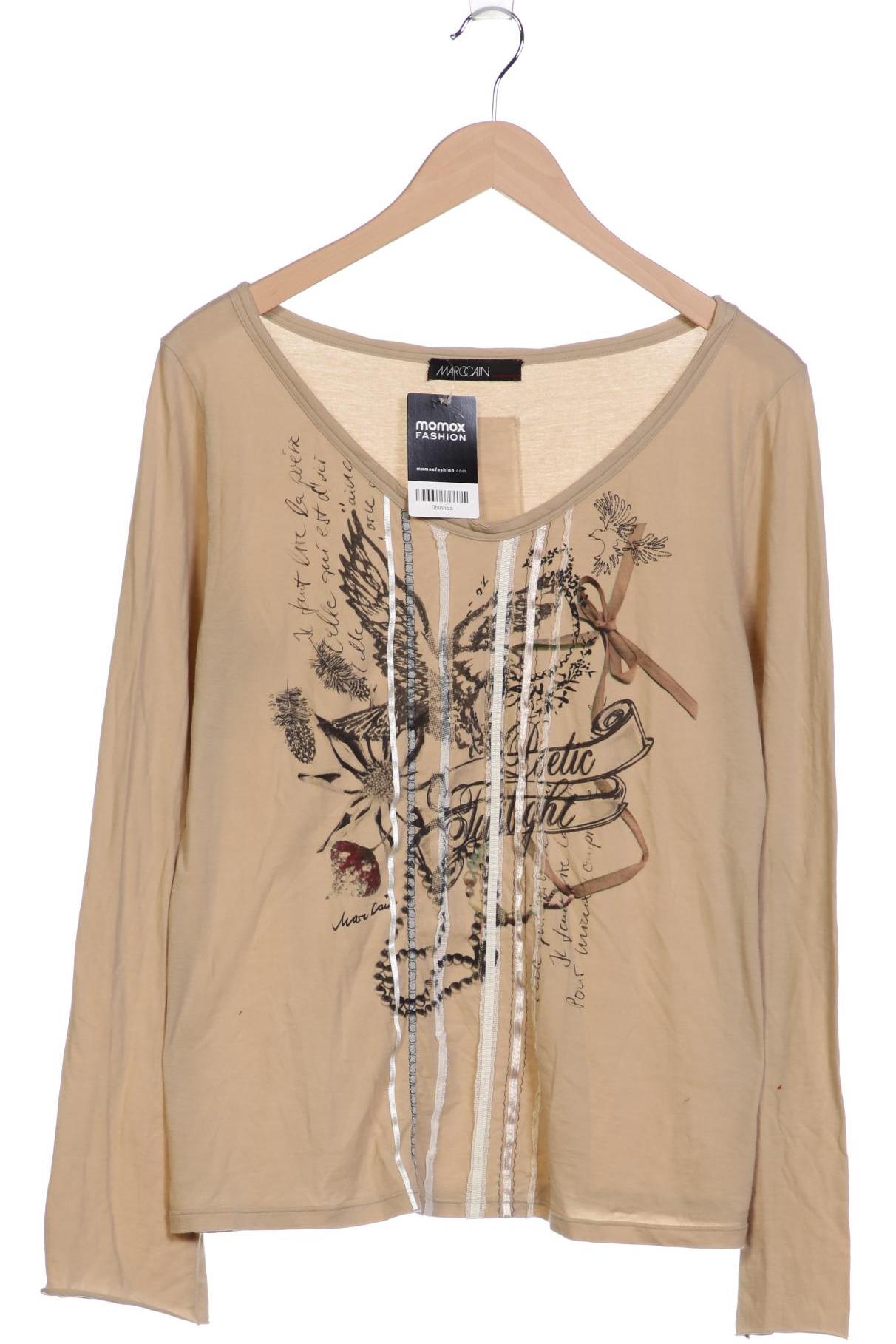

Marc Cain Damen Langarmshirt, beige, Gr. 44