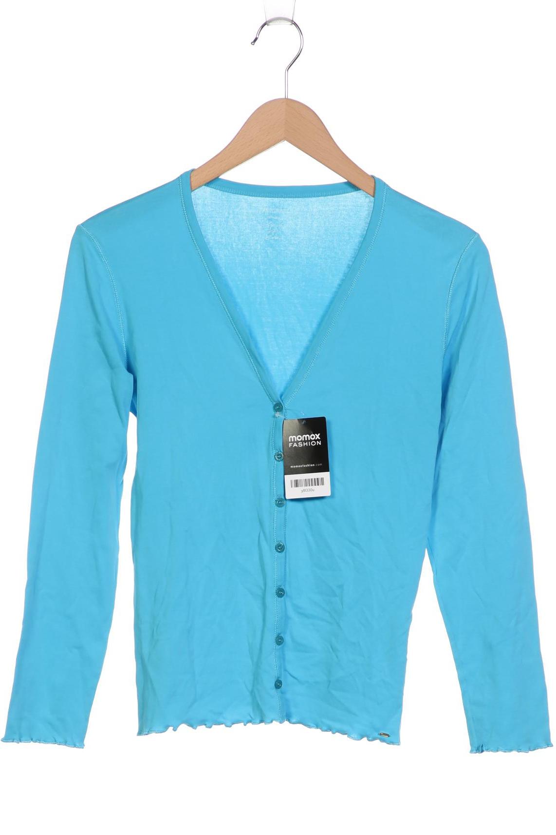 

Marc Cain Damen Strickjacke, blau, Gr. 40