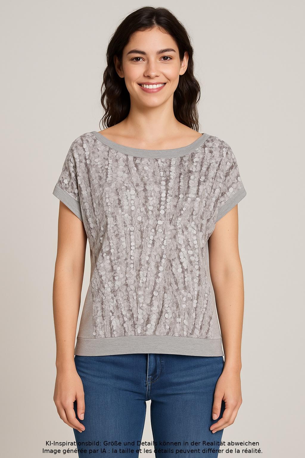 

Marc Cain Damen T-Shirt, mehrfarbig, Gr. 34