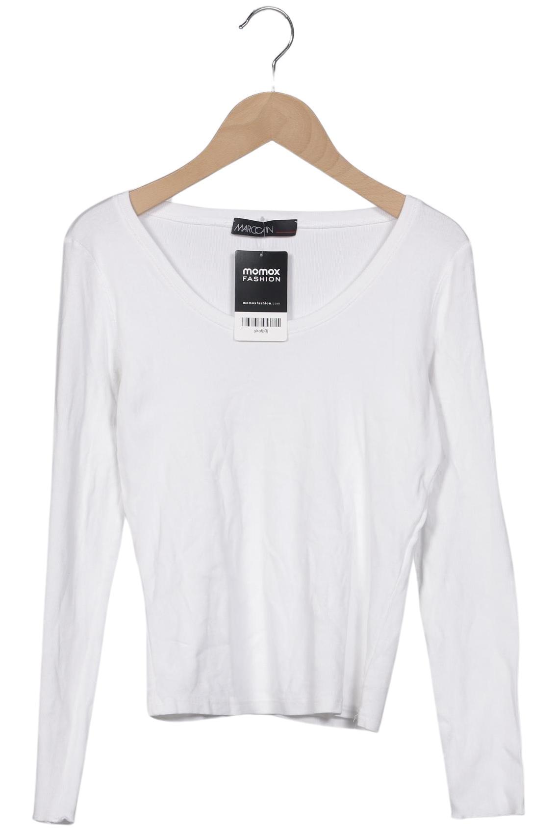 

Marc Cain Damen Langarmshirt, weiß, Gr. 36