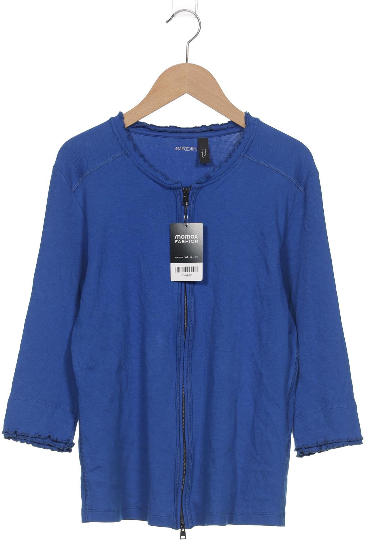 

Marc Cain Damen Strickjacke, blau, Gr. 42