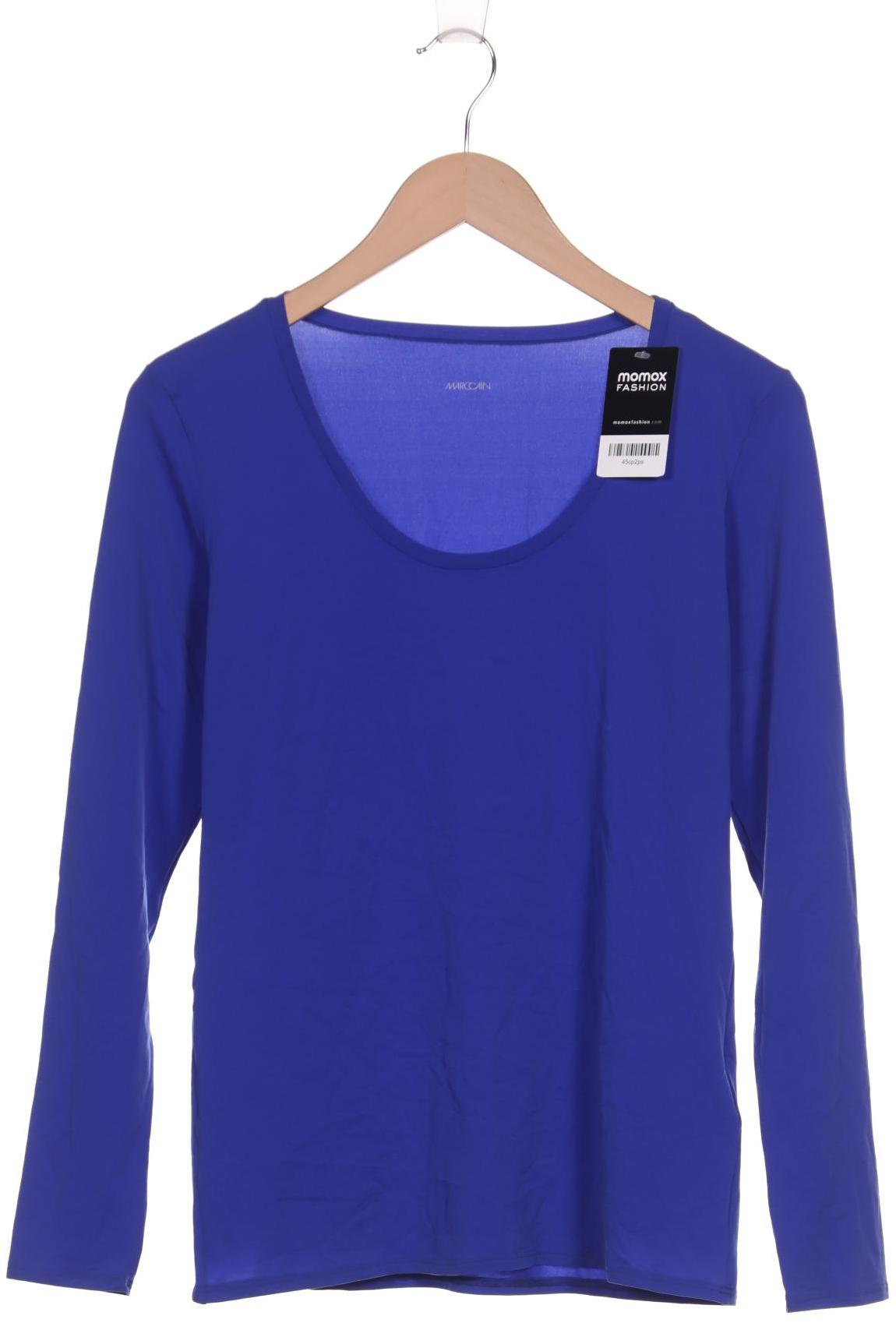 

Marc Cain Damen Langarmshirt, blau, Gr. 42