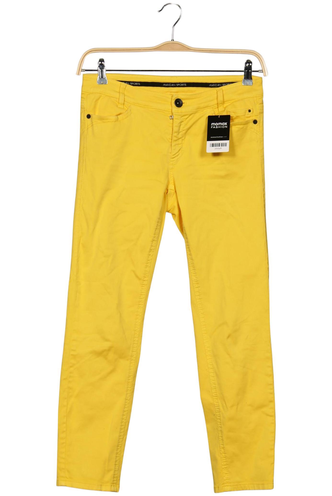 

Marc Cain Damen Stoffhose, gelb, Gr. 38