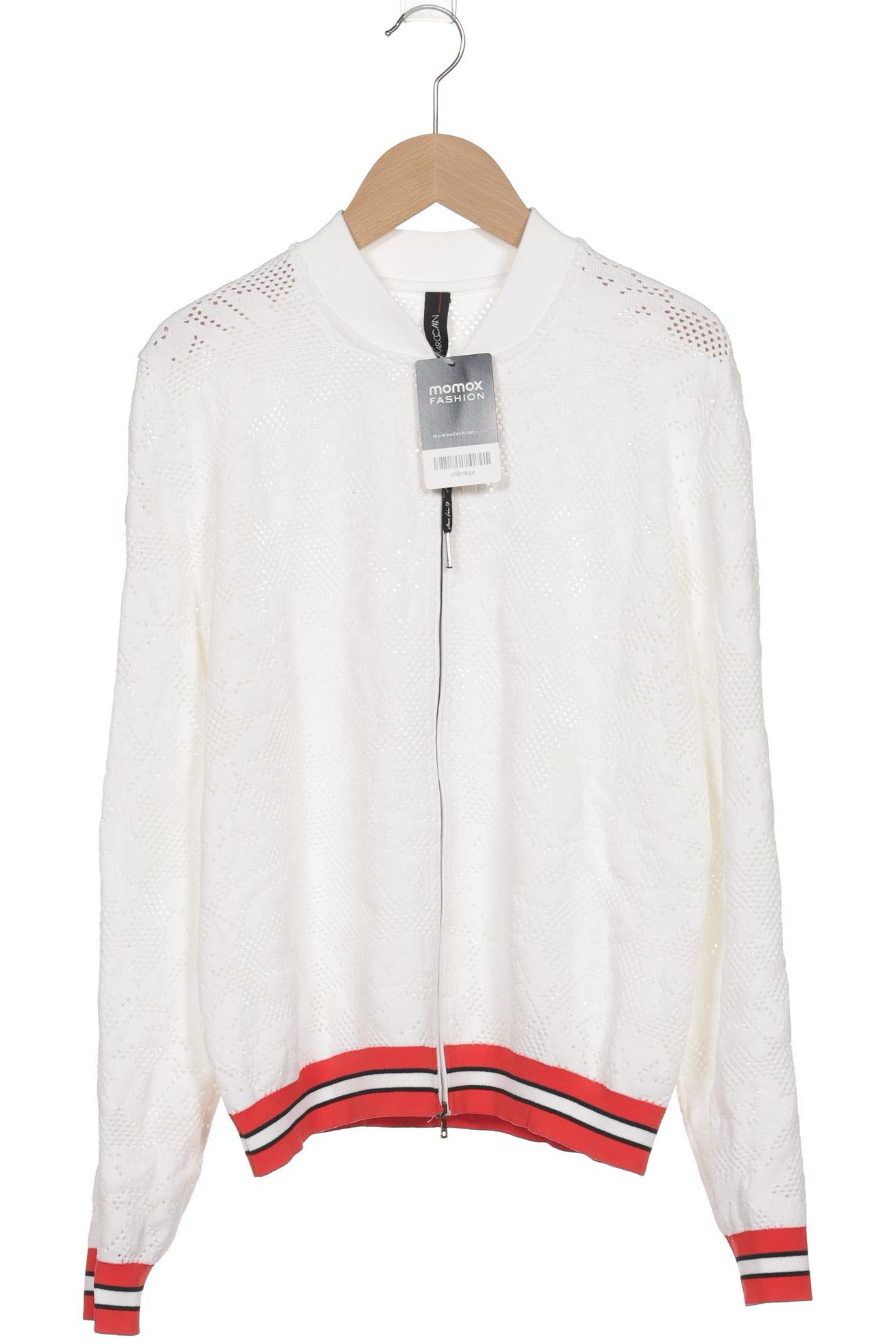 

Marc Cain Damen Strickjacke, weiß, Gr. 36