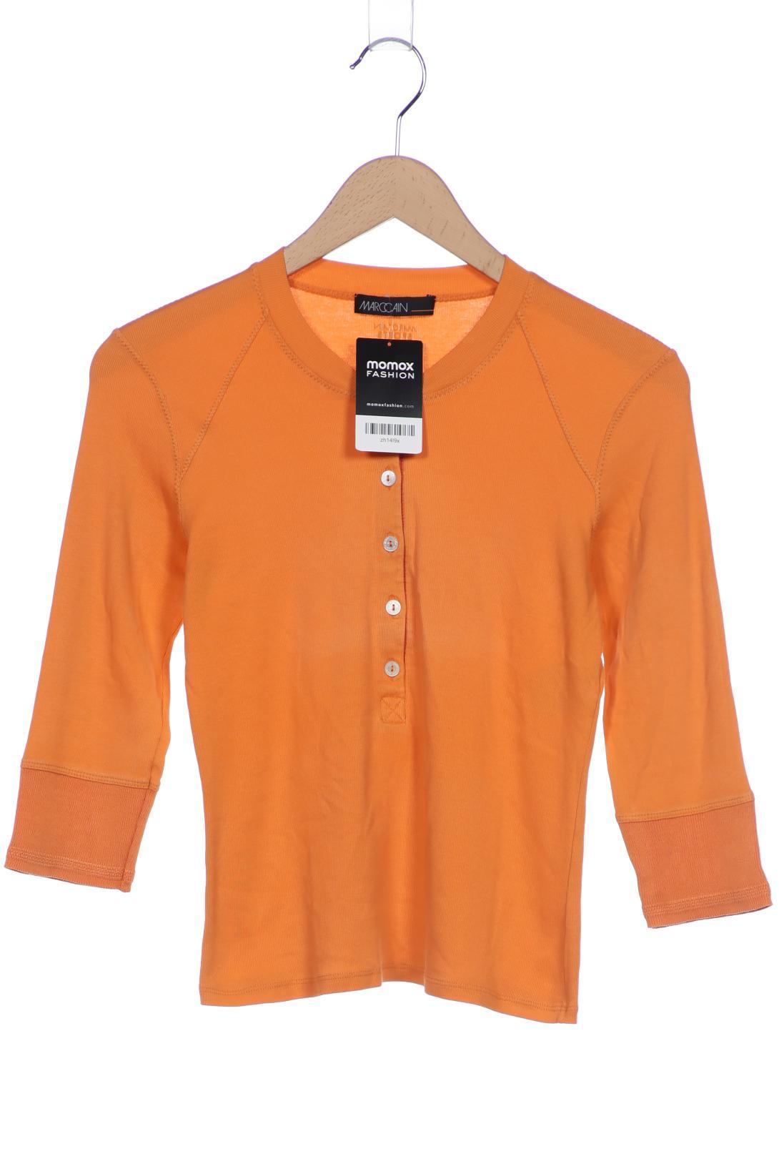 

Marc Cain Damen Langarmshirt, orange, Gr. 38