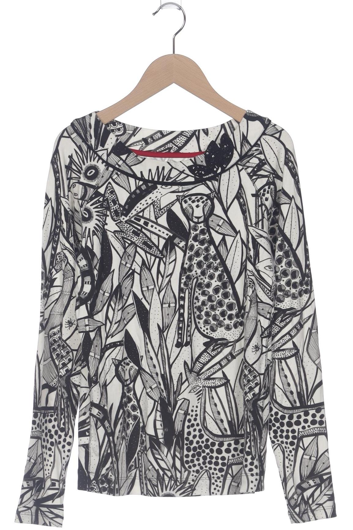 

Marc Cain Damen Langarmshirt, weiß, Gr. 40