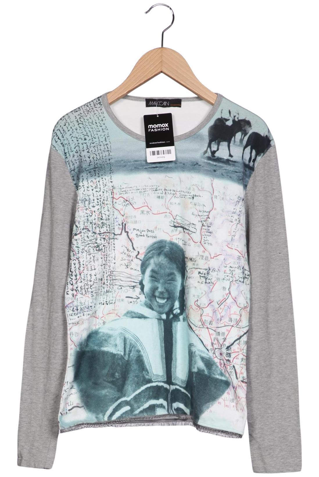 

Marc Cain Damen Langarmshirt, grau, Gr. 36