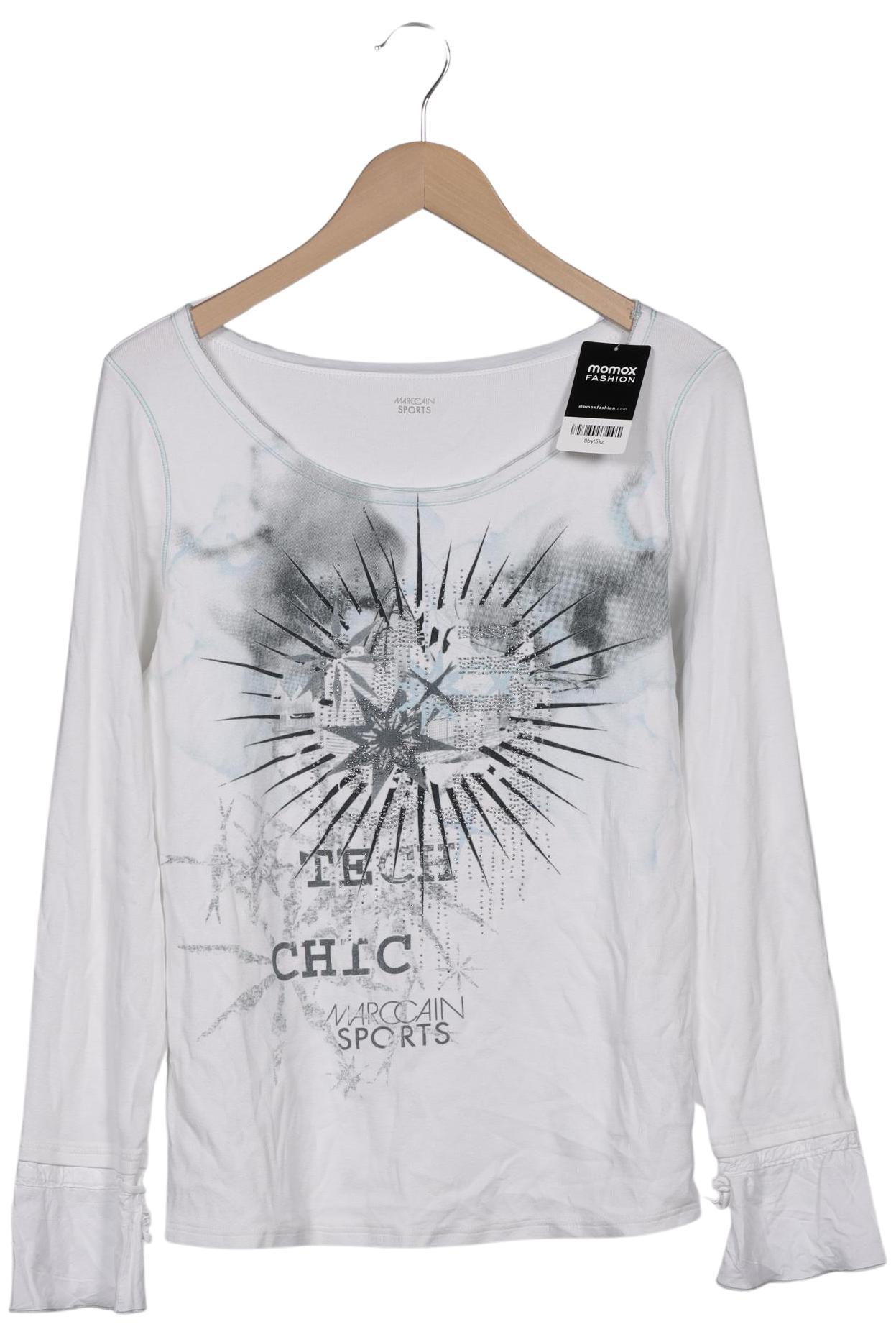 

Marc Cain Sports Damen Langarmshirt, weiß, Gr. 42