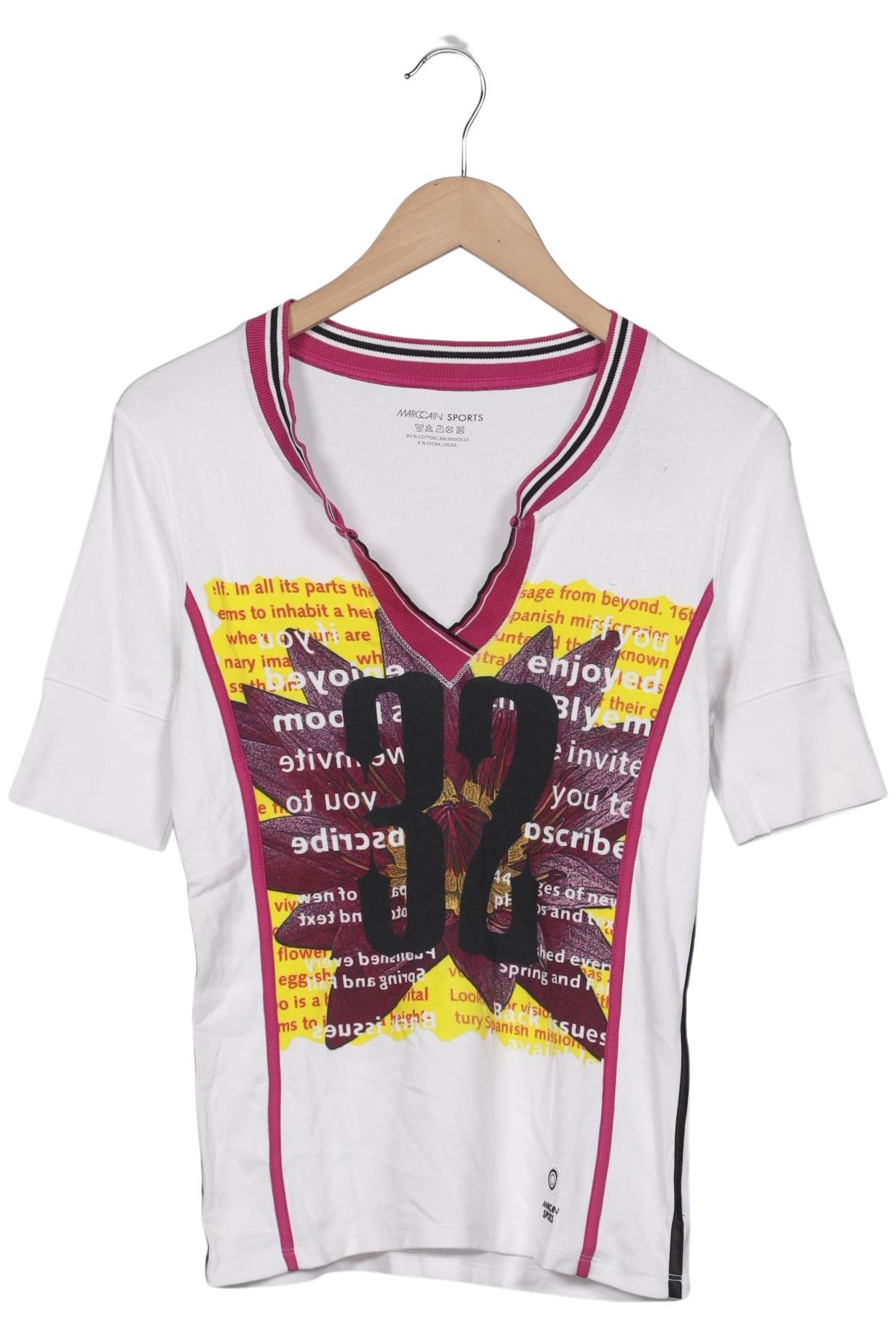 

Marc Cain Sports Damen T-Shirt, weiß, Gr. 38