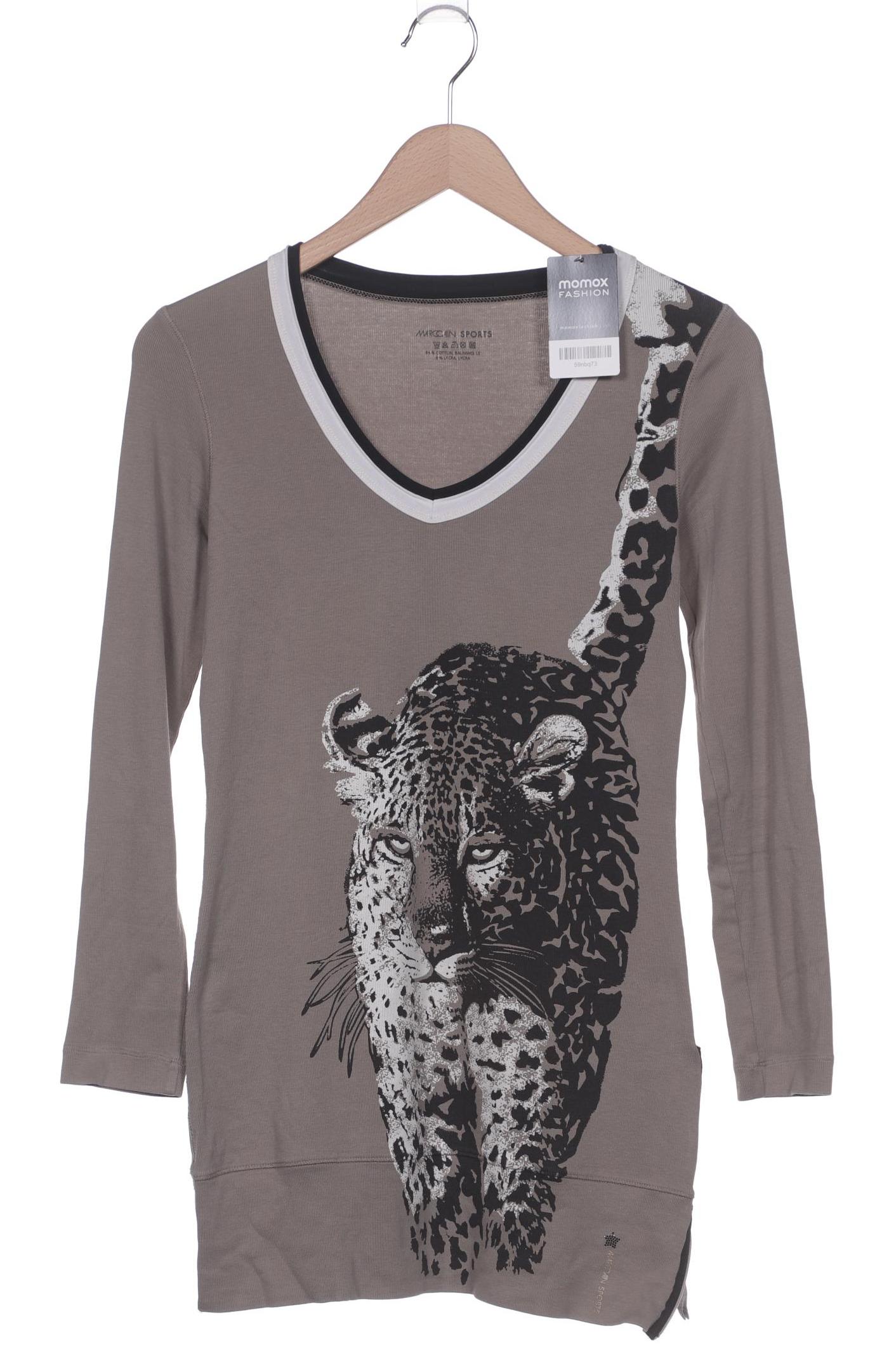 

Marc Cain Sports Damen Langarmshirt, grün, Gr. 36